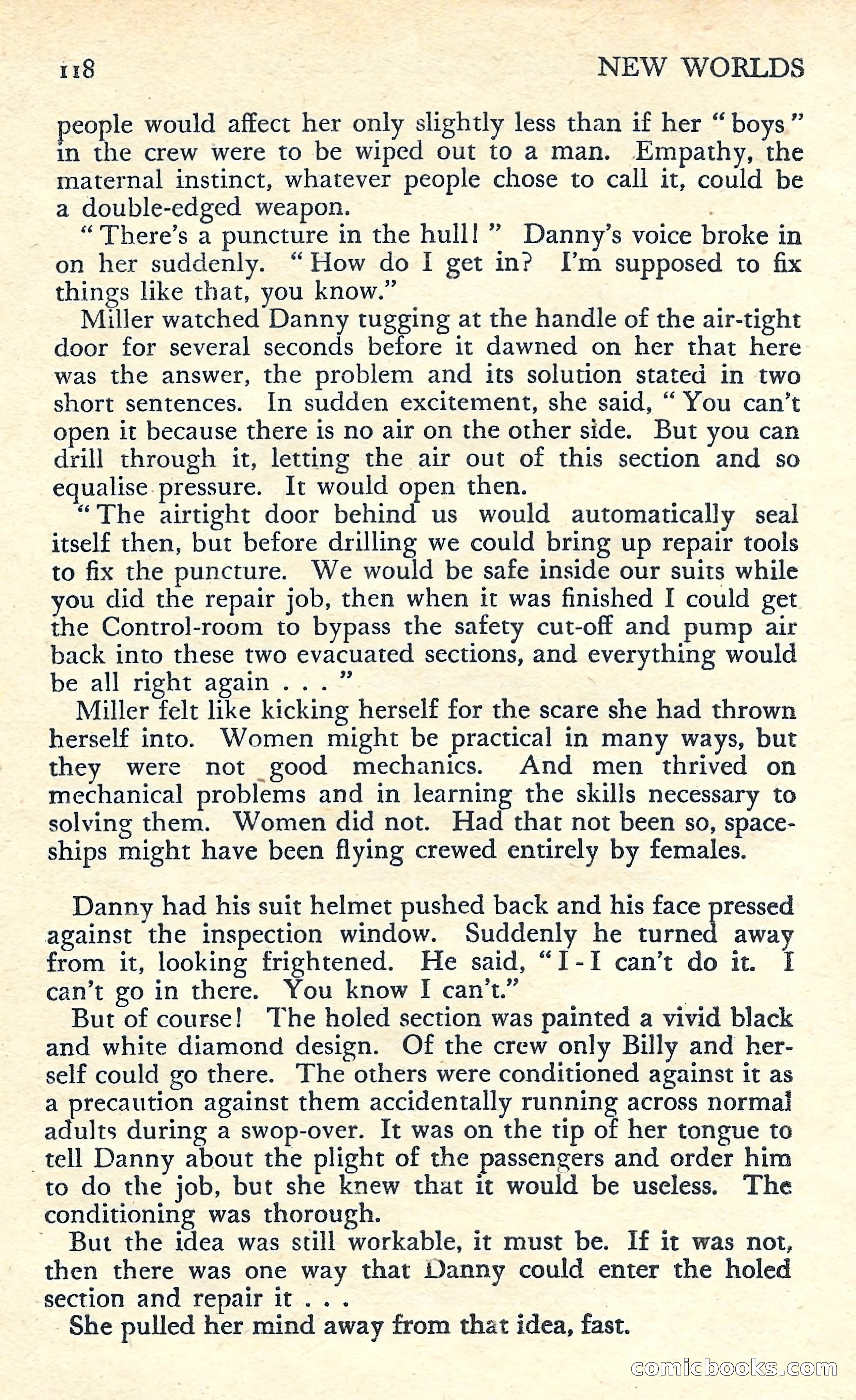 New Worlds Science Fiction No. 56 — page 120 of 132