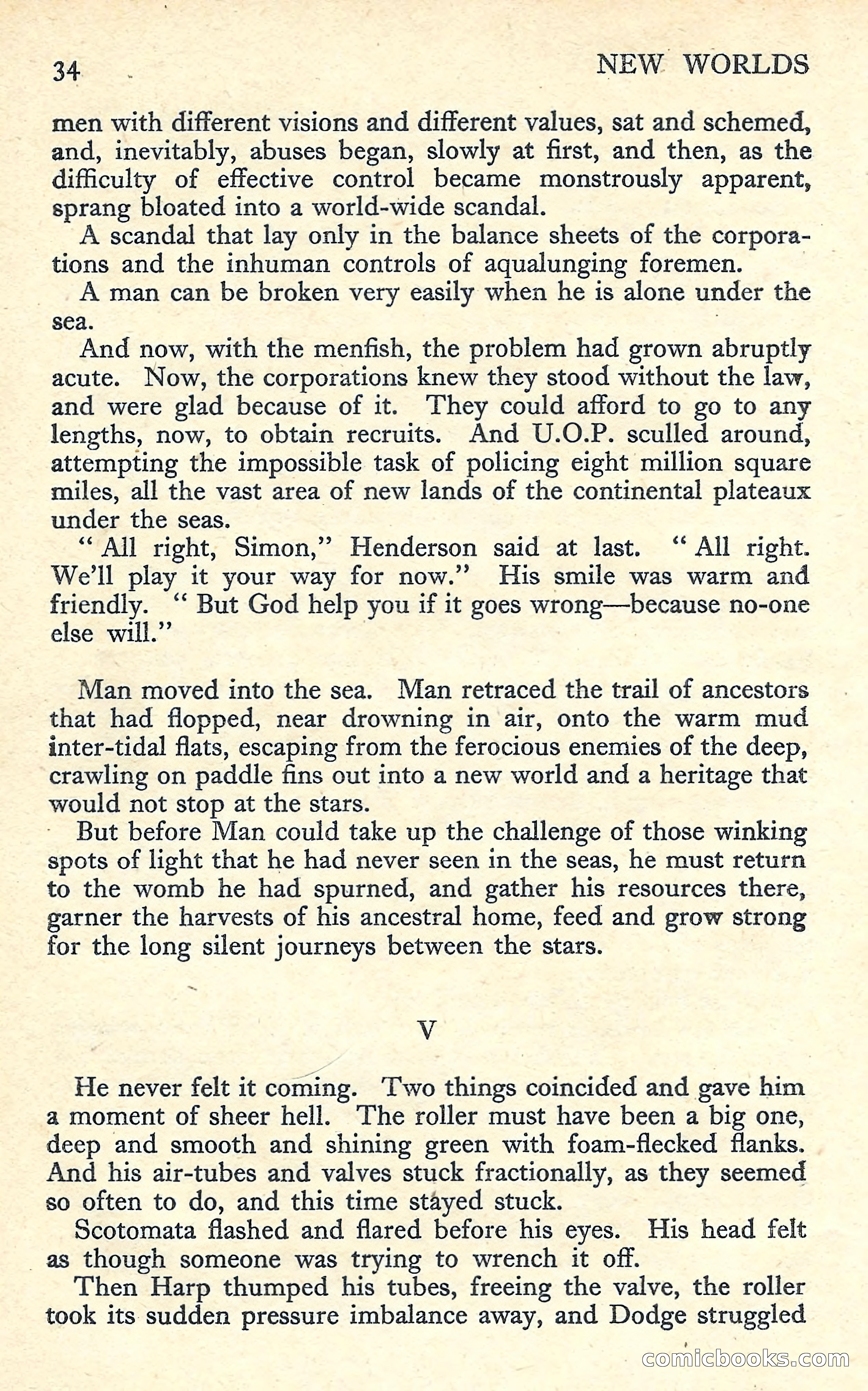 New Worlds Science Fiction No. 57 — page 36 of 132