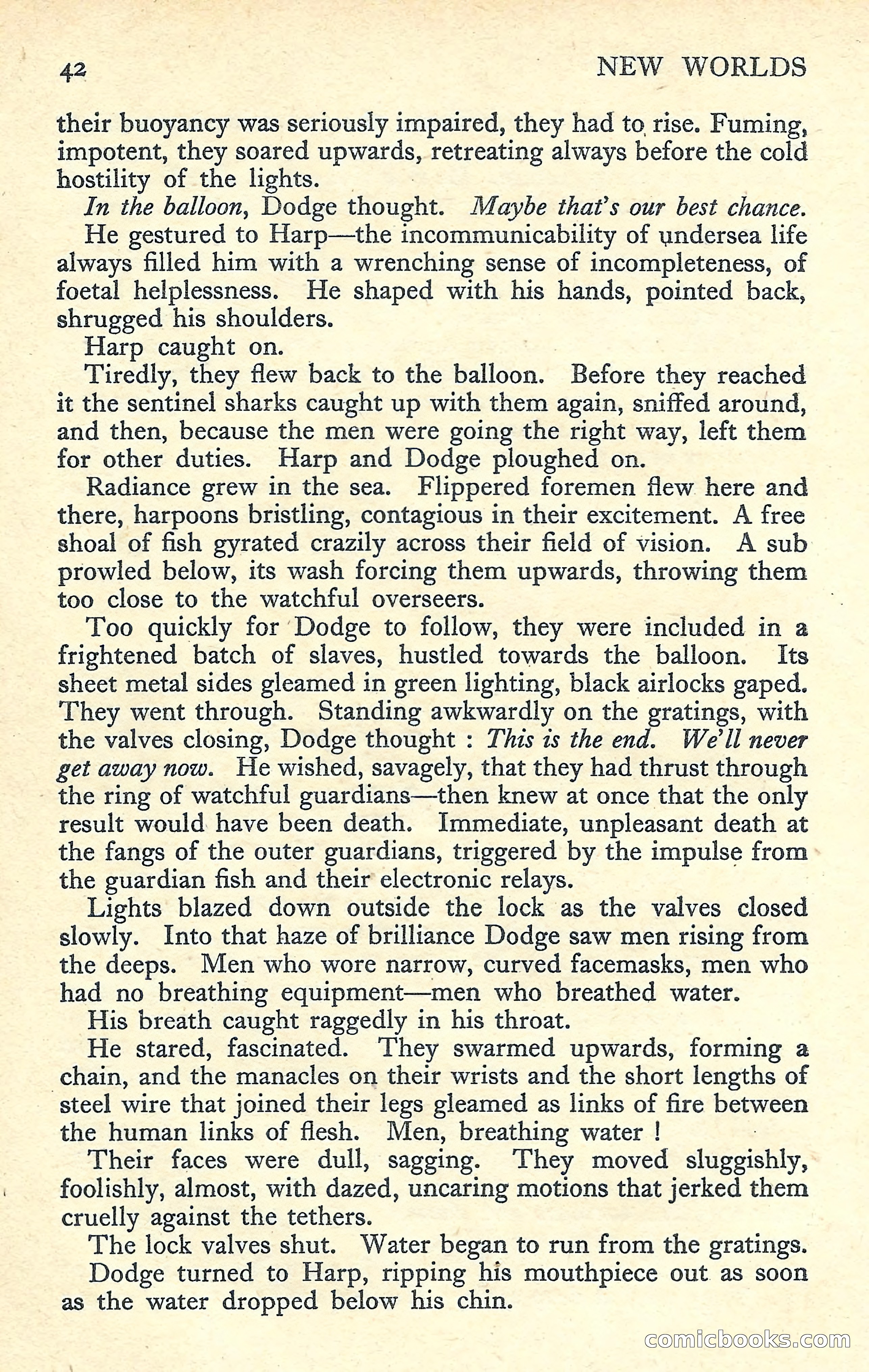 New Worlds Science Fiction No. 57 — page 44 of 132
