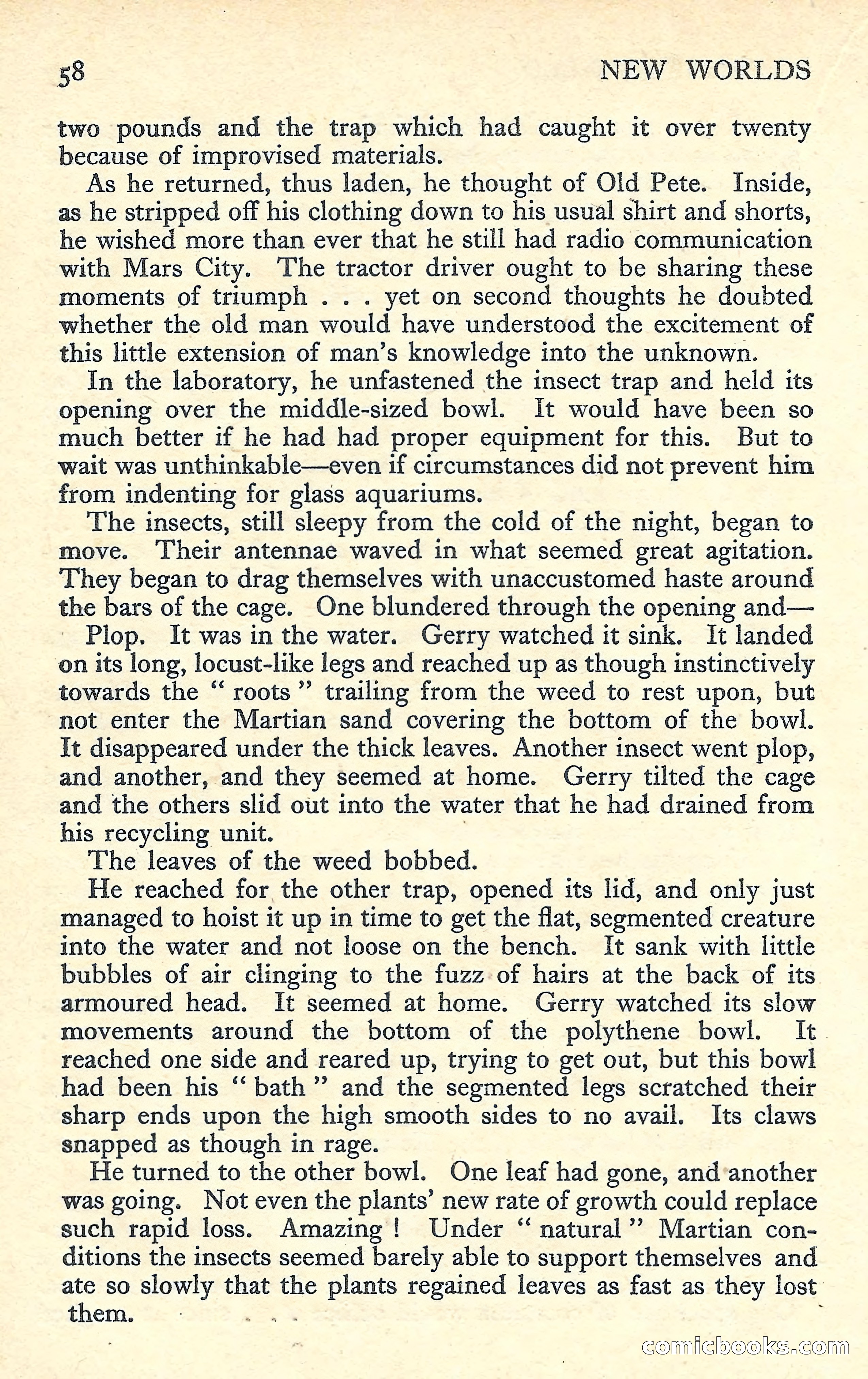New Worlds Science Fiction No. 57 — page 60 of 132