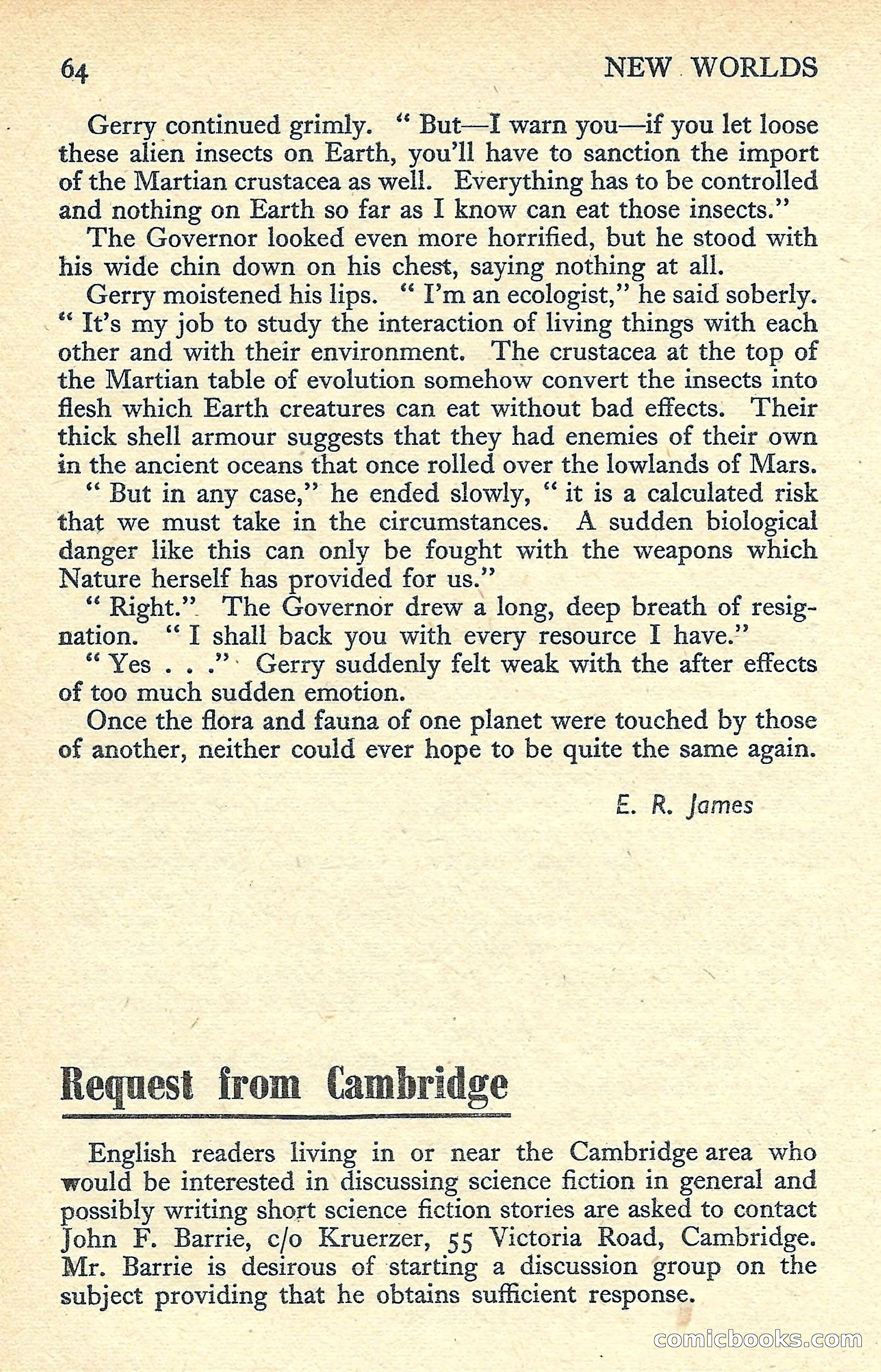 New Worlds Science Fiction No. 57 — page 66 of 132