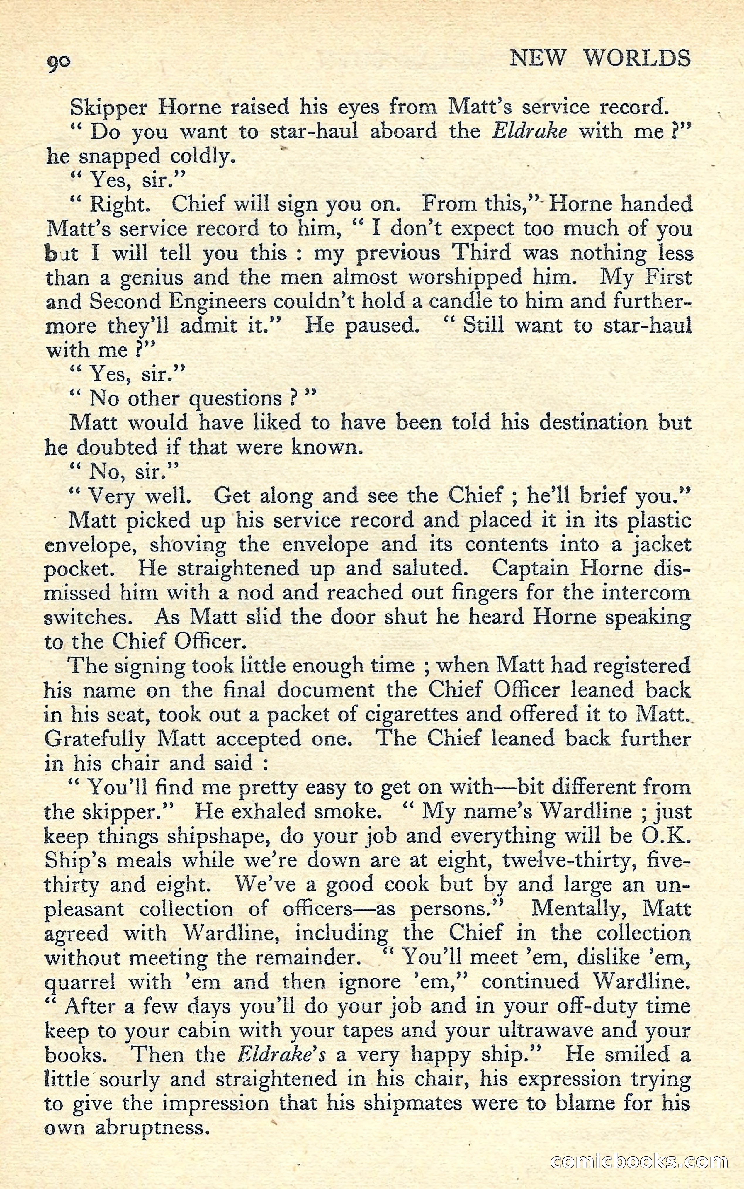 New Worlds Science Fiction No. 57 — page 92 of 132