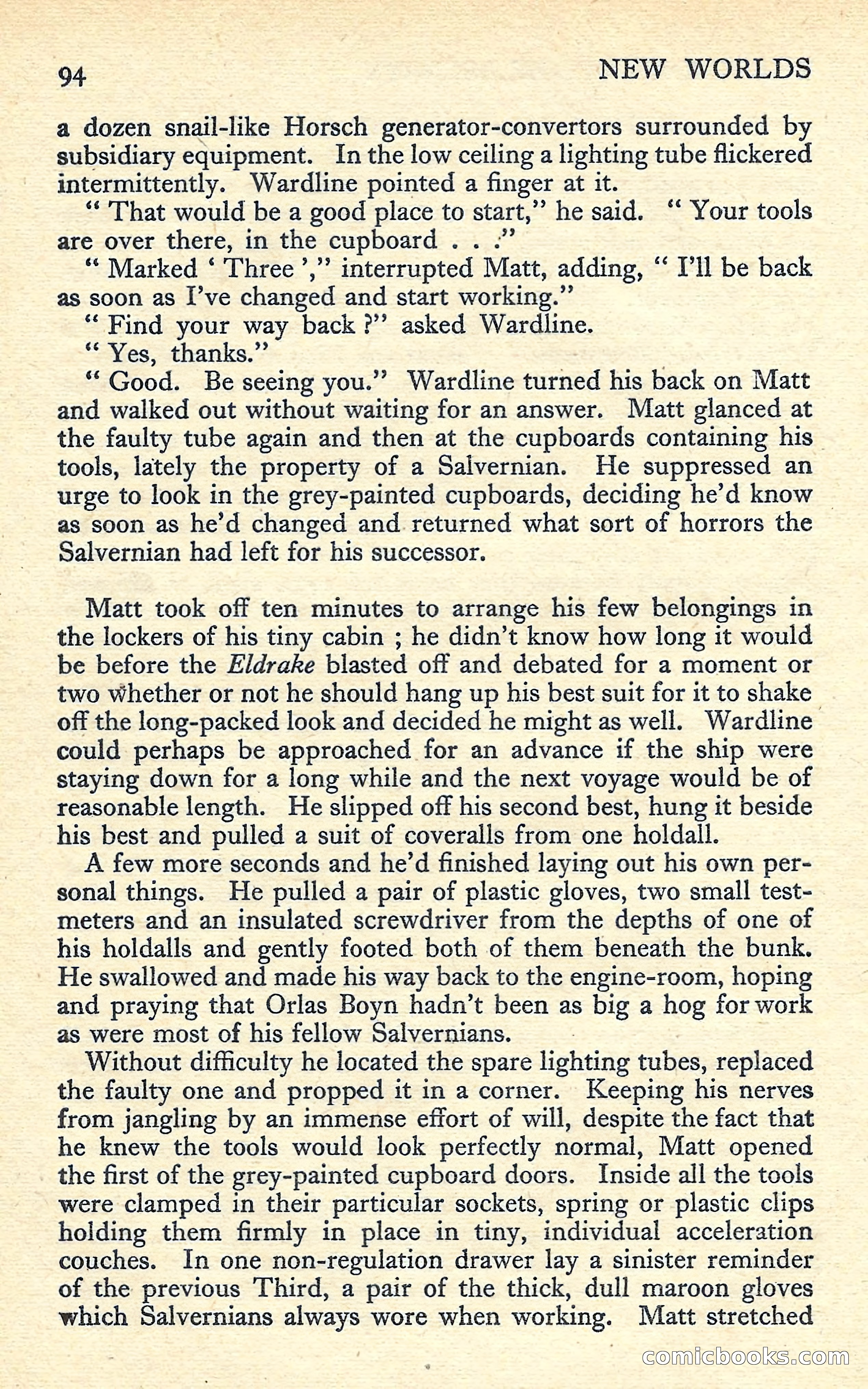 New Worlds Science Fiction No. 57 — page 96 of 132