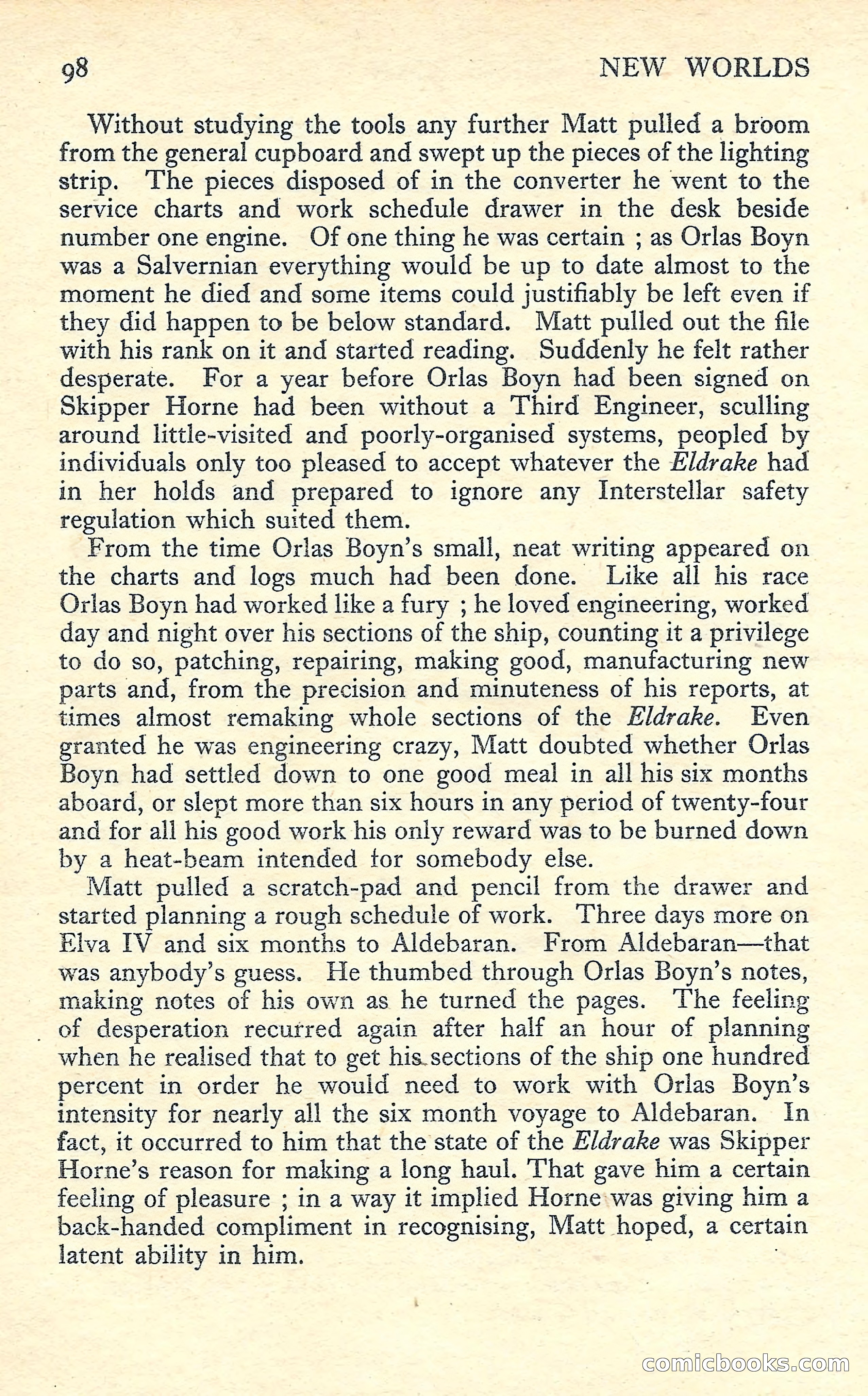 New Worlds Science Fiction No. 57 — page 100 of 132