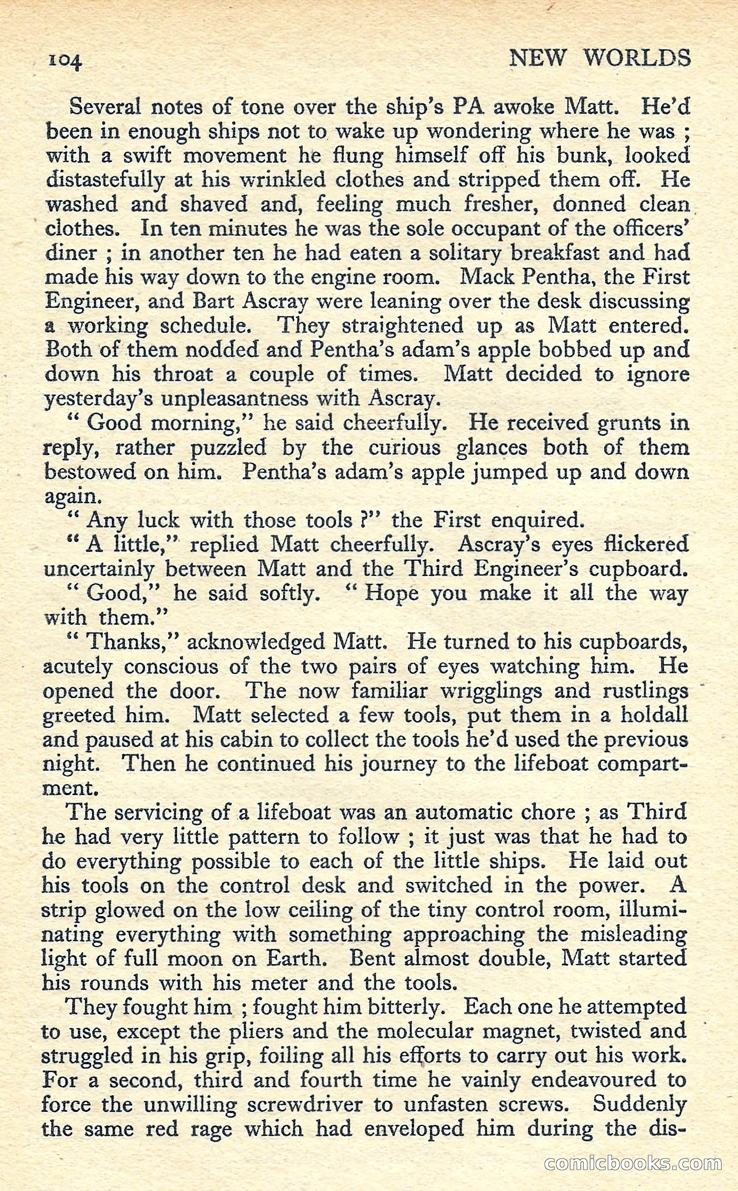 New Worlds Science Fiction No. 57 — page 106 of 132
