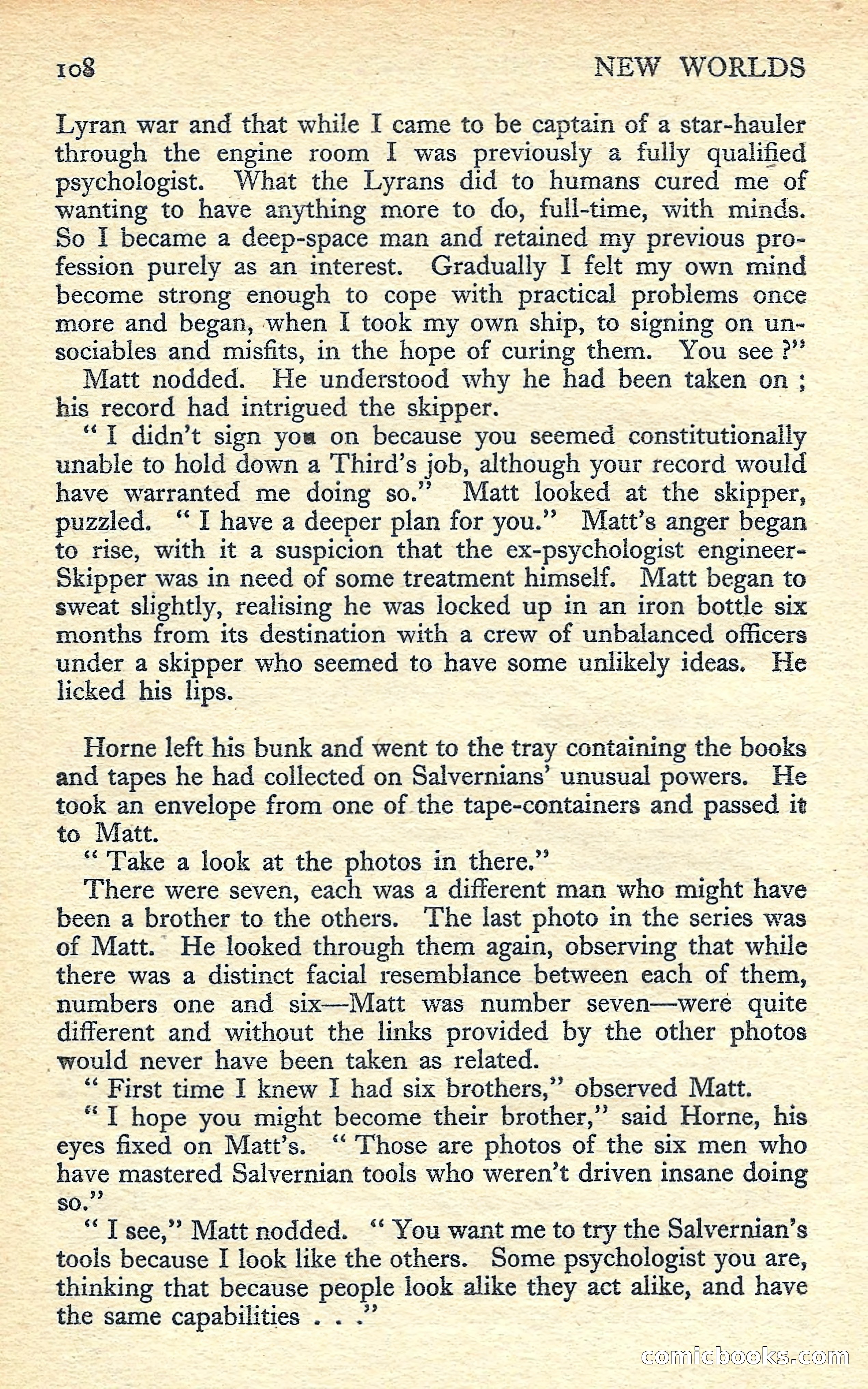 New Worlds Science Fiction No. 57 — page 110 of 132