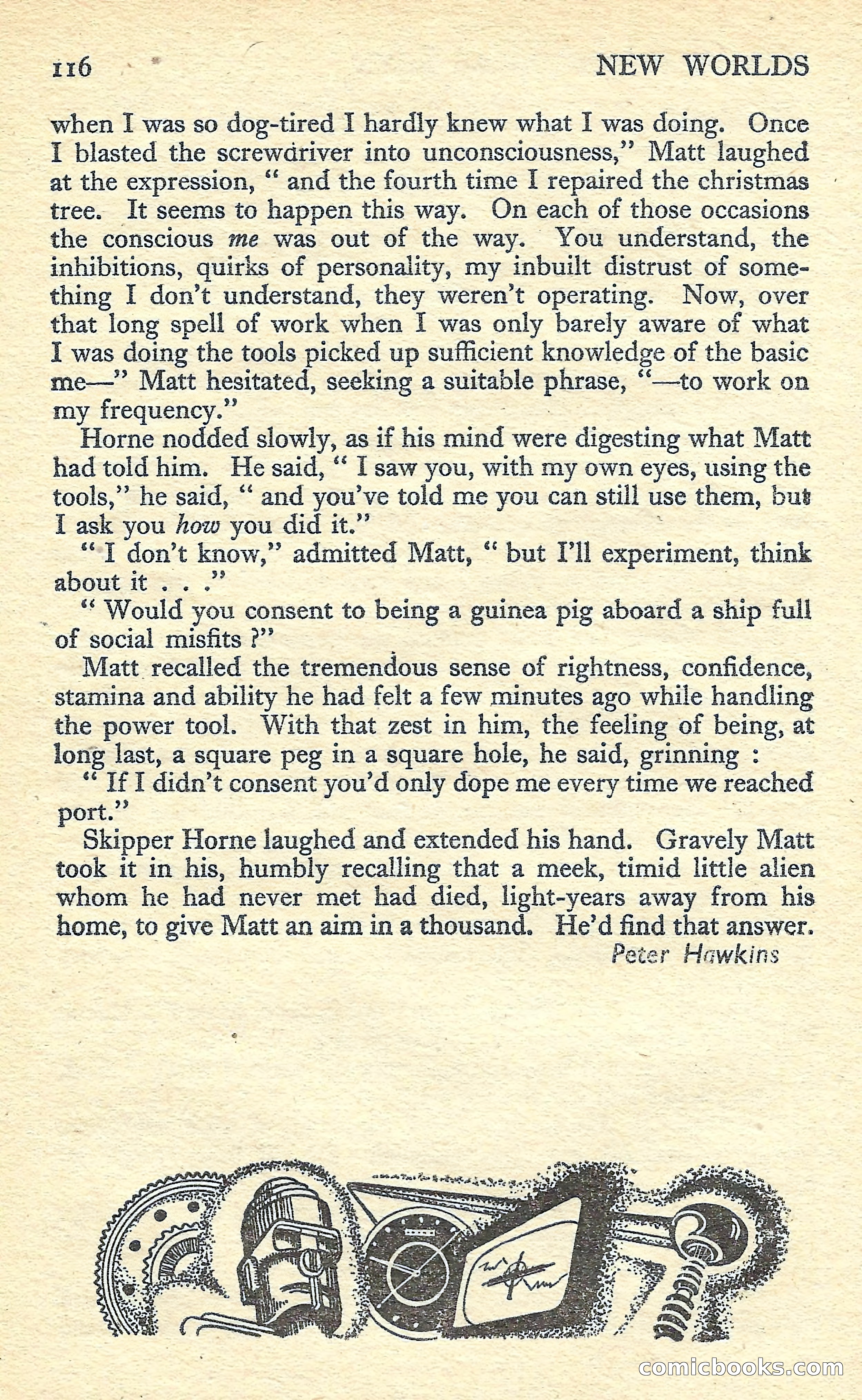 New Worlds Science Fiction No. 57 — page 118 of 132
