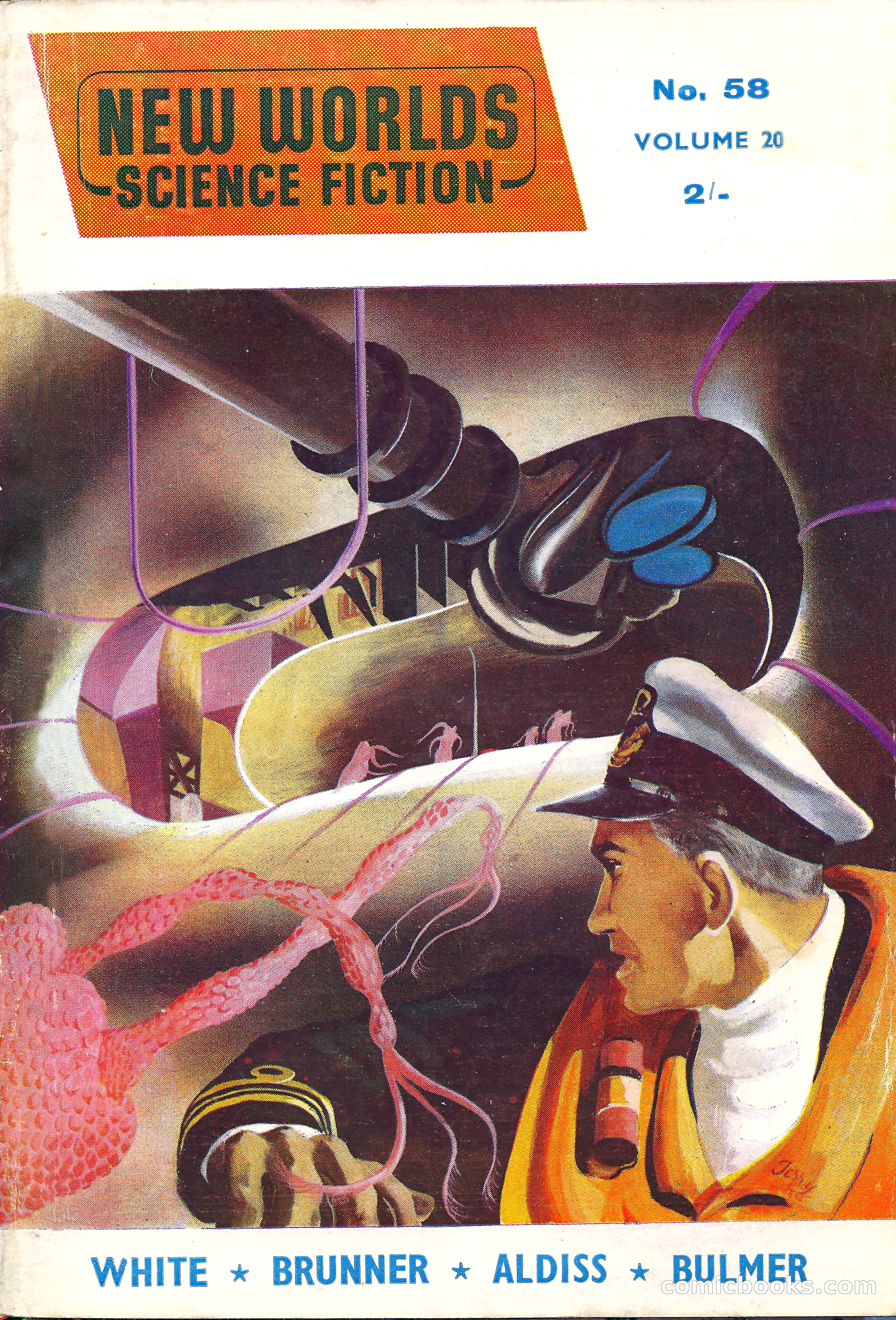 New Worlds Science Fiction No. 58 — page 1 of 132