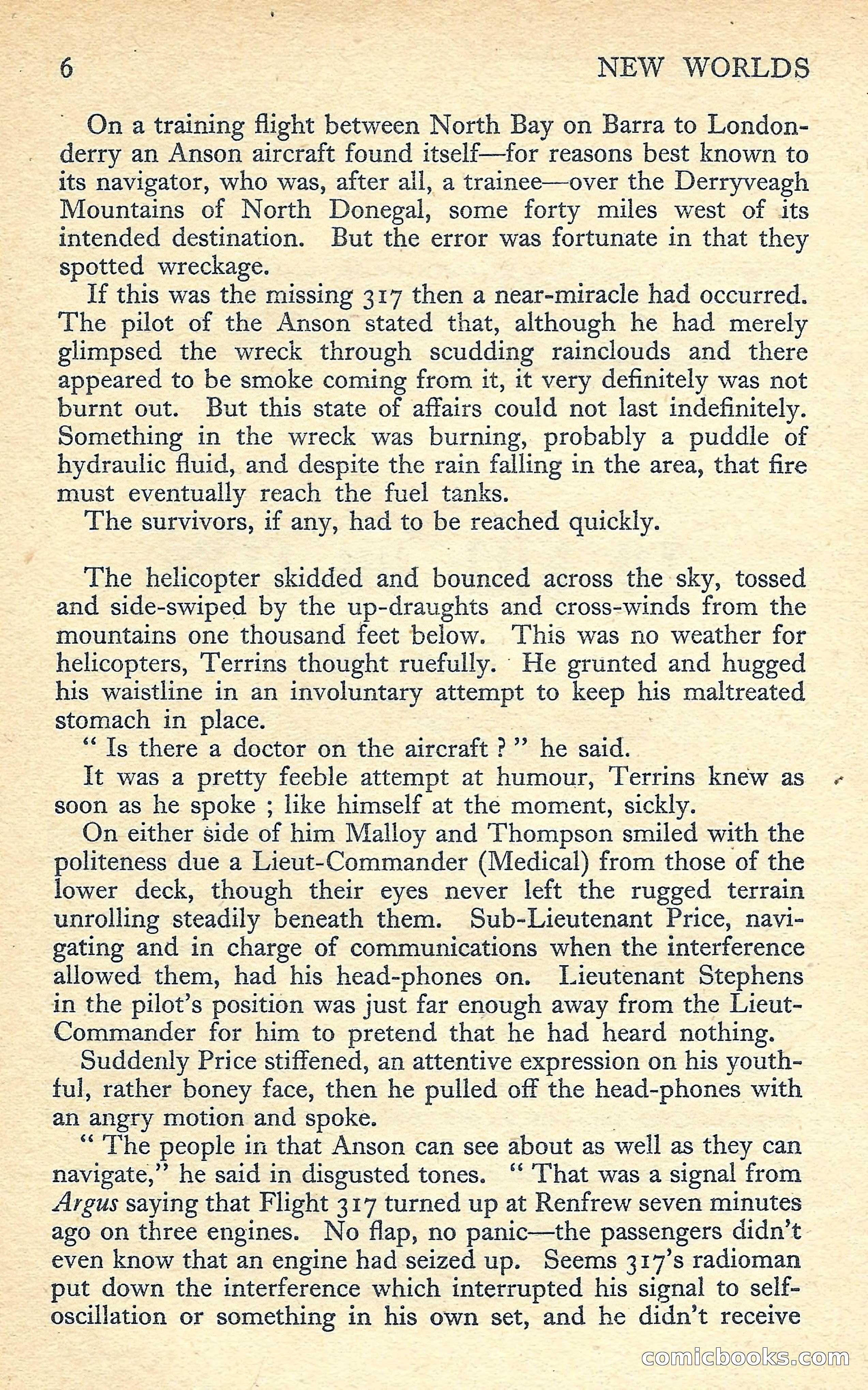 New Worlds Science Fiction No. 58 — page 8 of 132