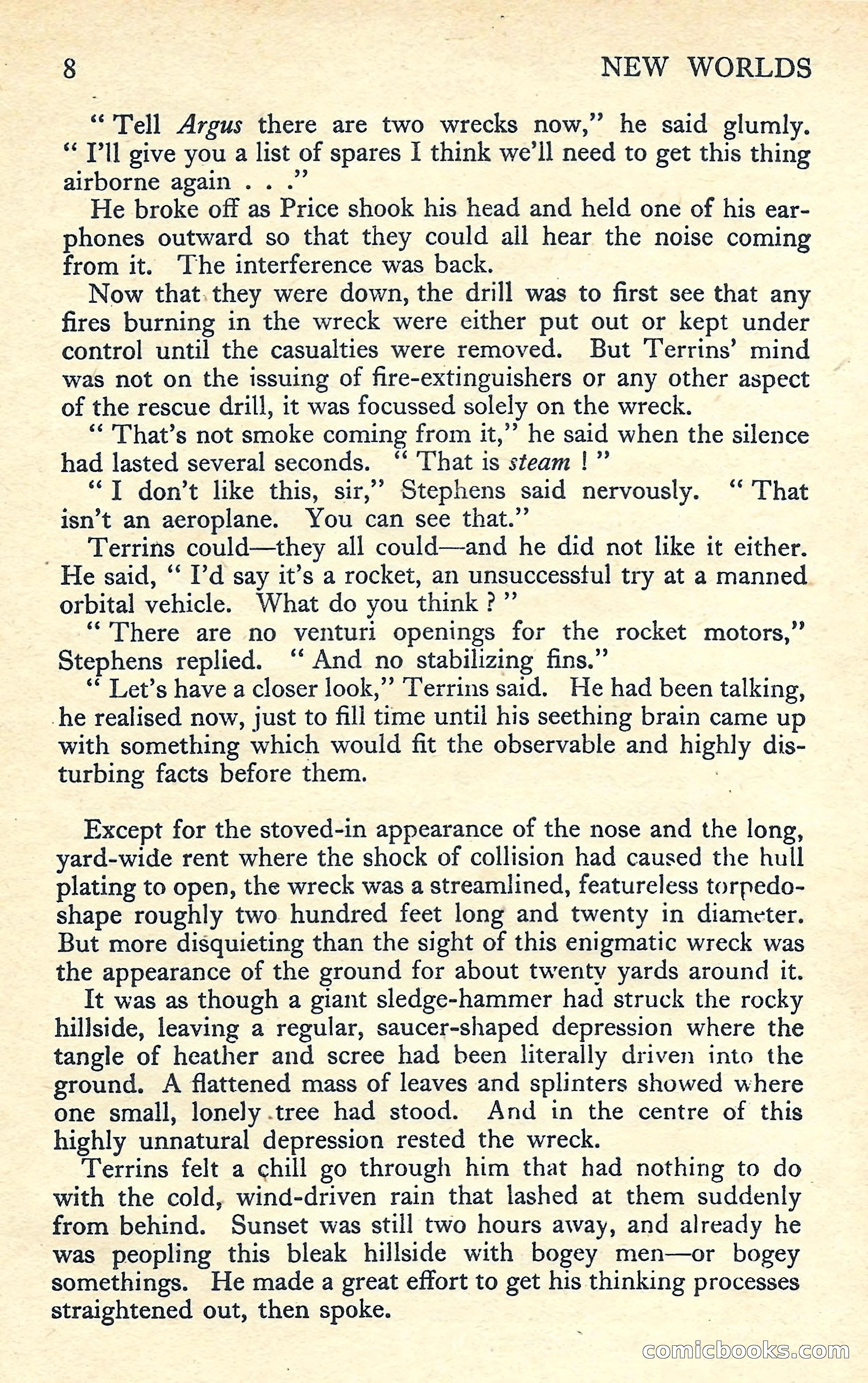 New Worlds Science Fiction No. 58 — page 10 of 132