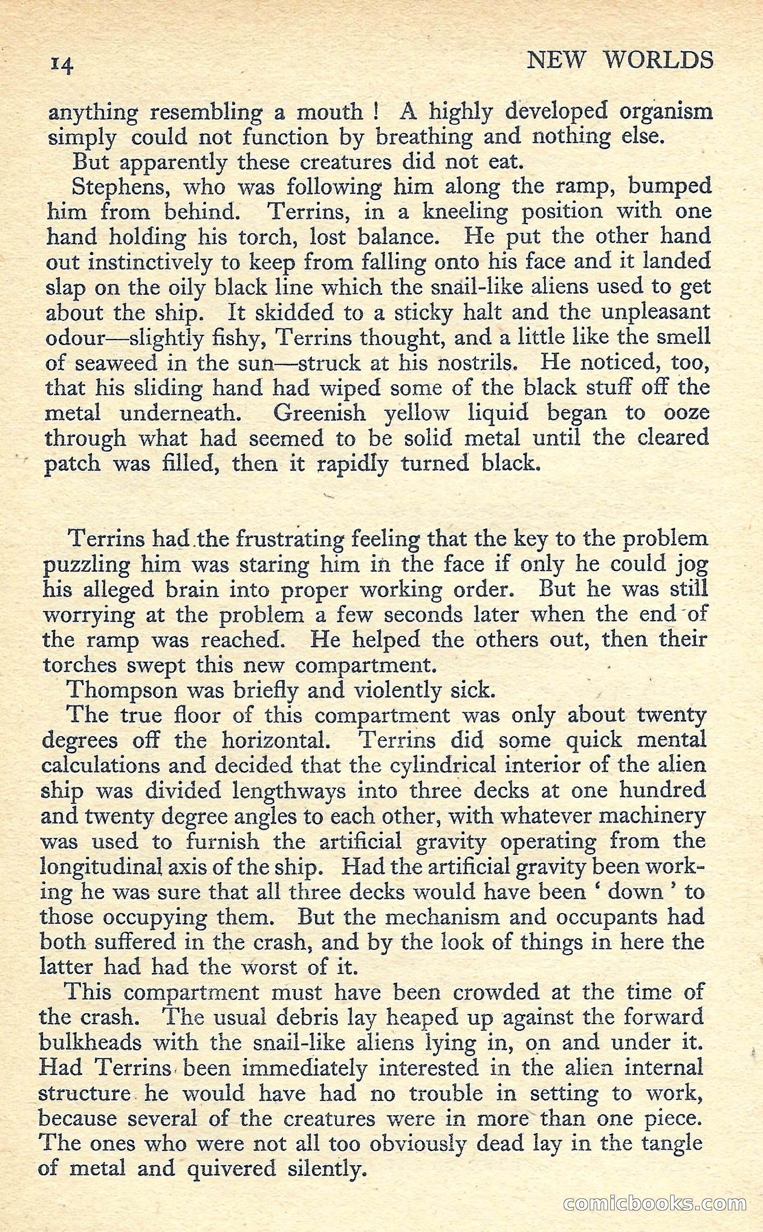 New Worlds Science Fiction No. 58 — page 16 of 132