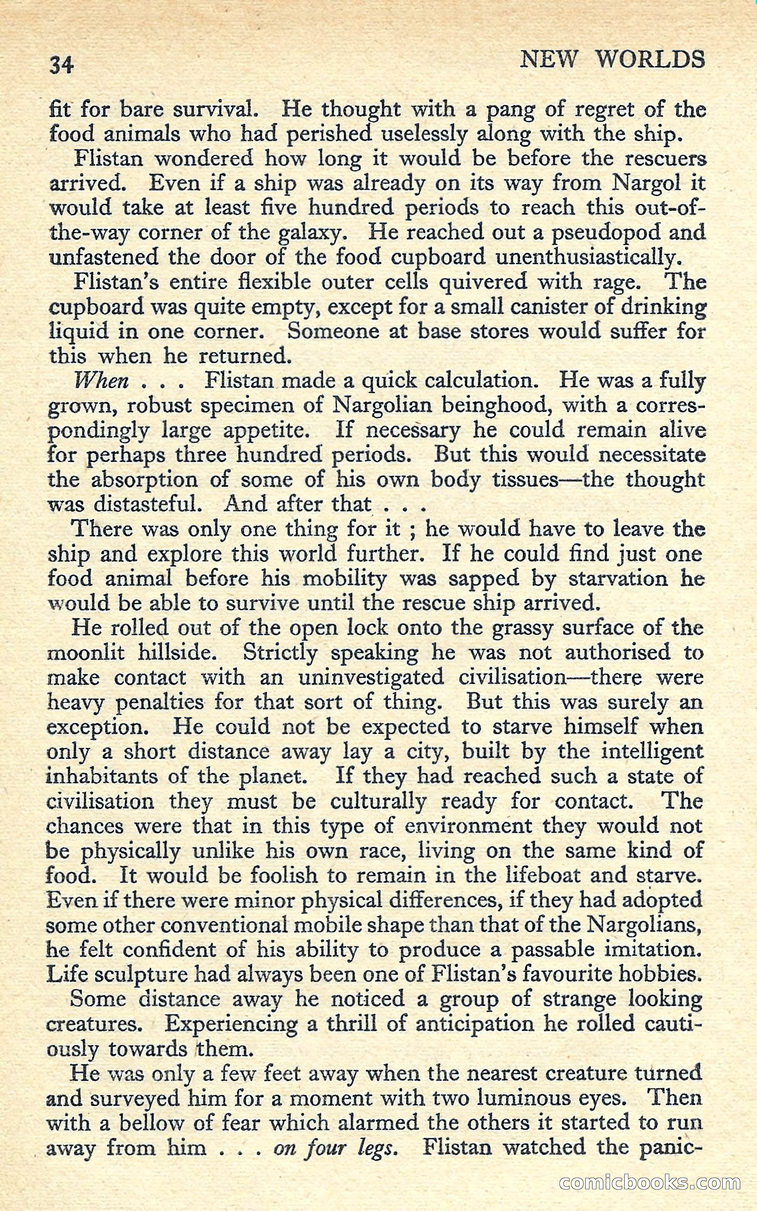 New Worlds Science Fiction No. 58 — page 36 of 132
