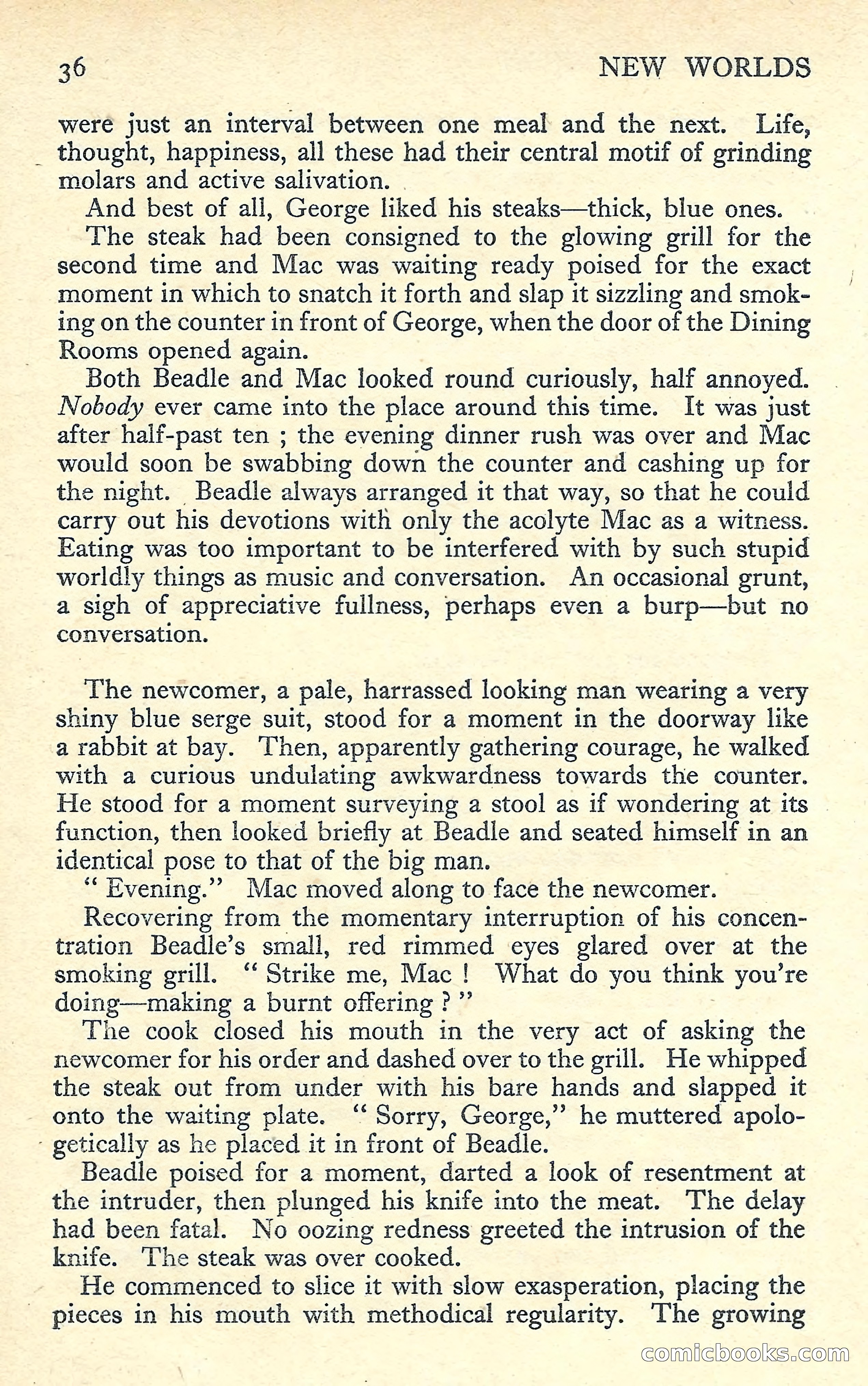 New Worlds Science Fiction No. 58 — page 38 of 132