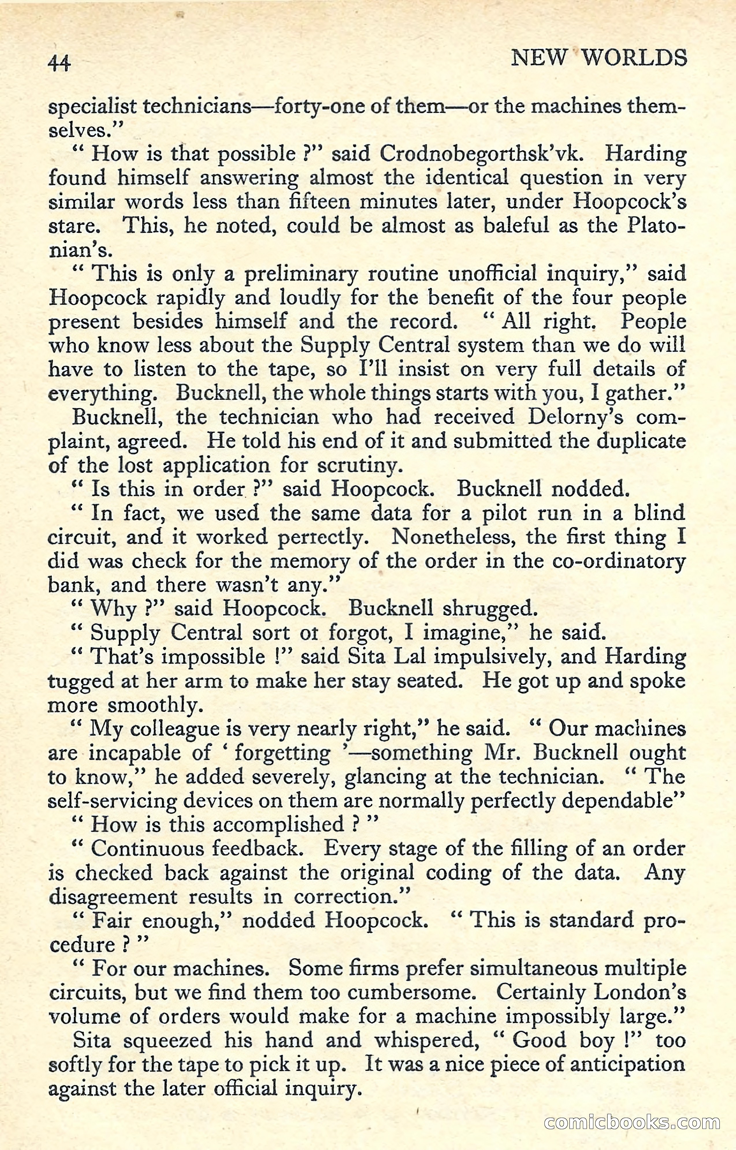 New Worlds Science Fiction No. 58 — page 46 of 132