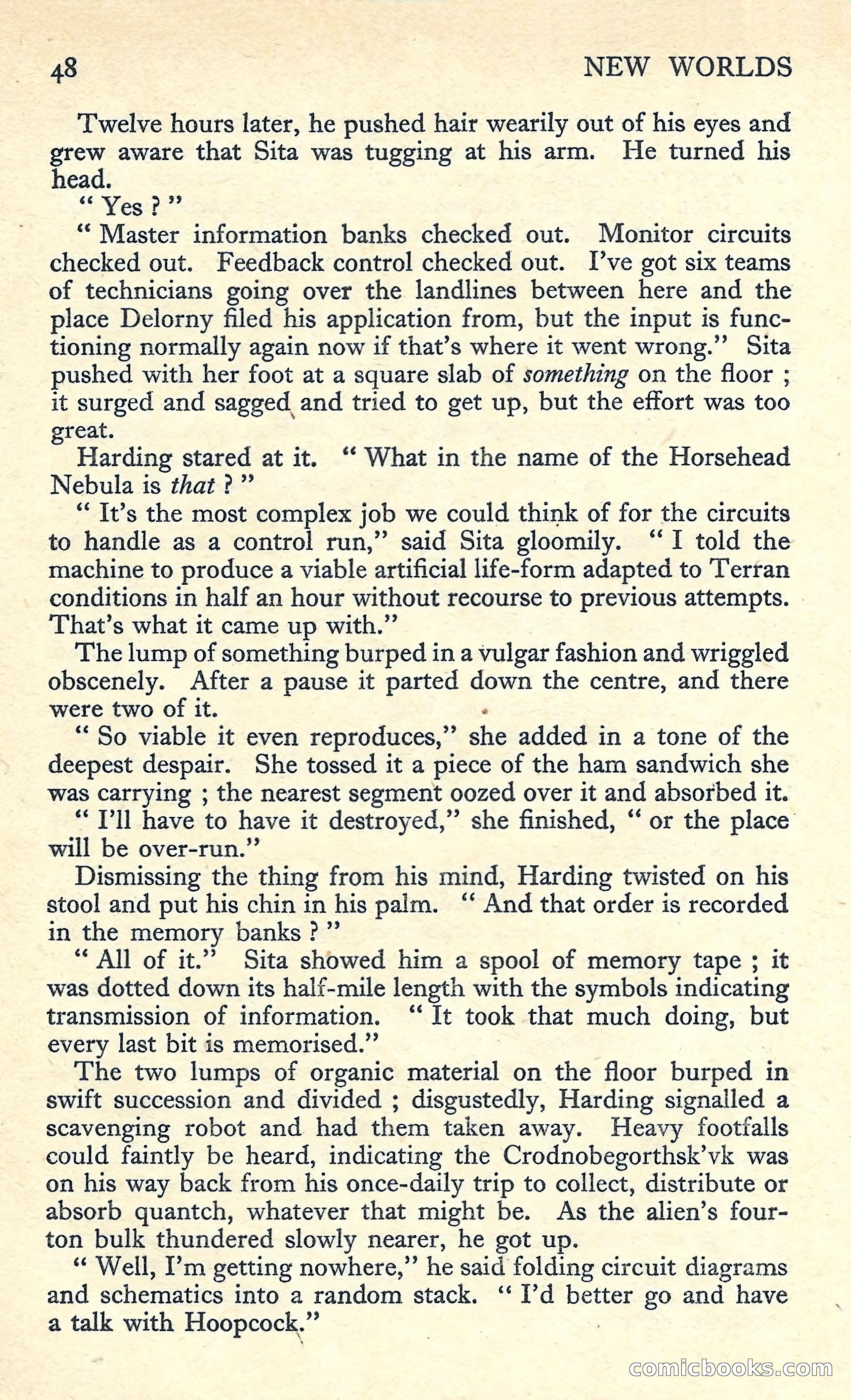 New Worlds Science Fiction No. 58 — page 50 of 132