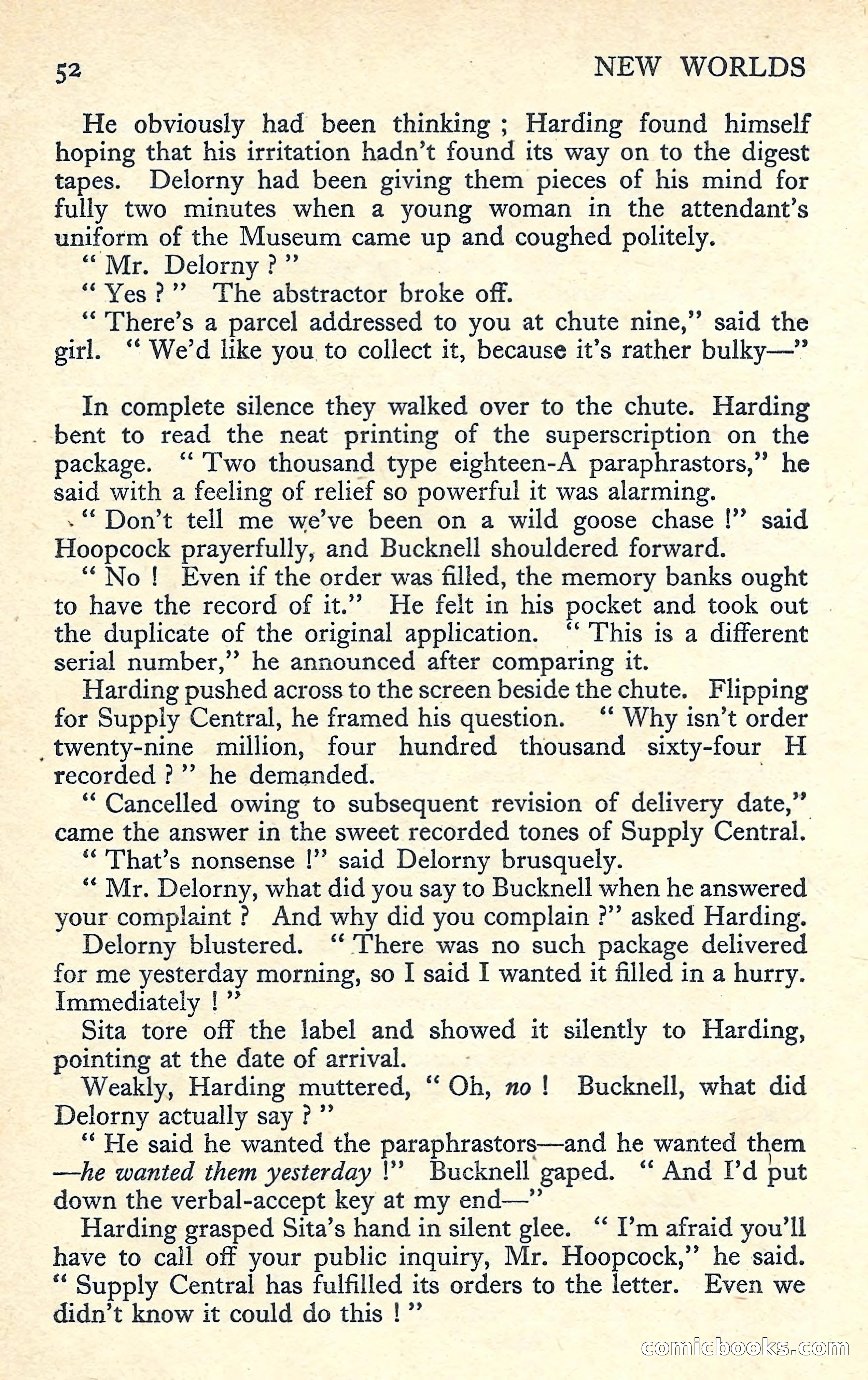 New Worlds Science Fiction No. 58 — page 54 of 132
