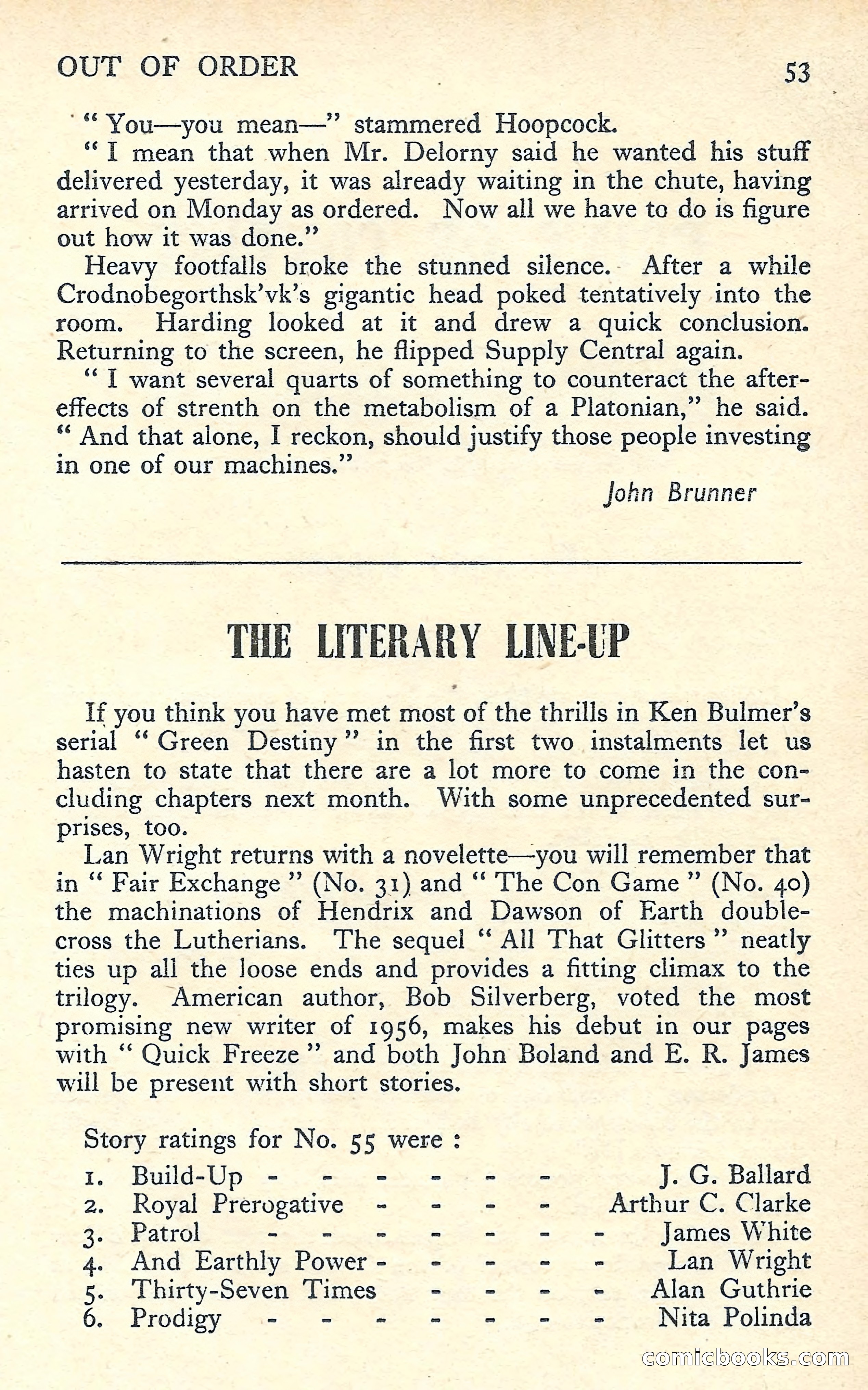 New Worlds Science Fiction No. 58 — page 55 of 132