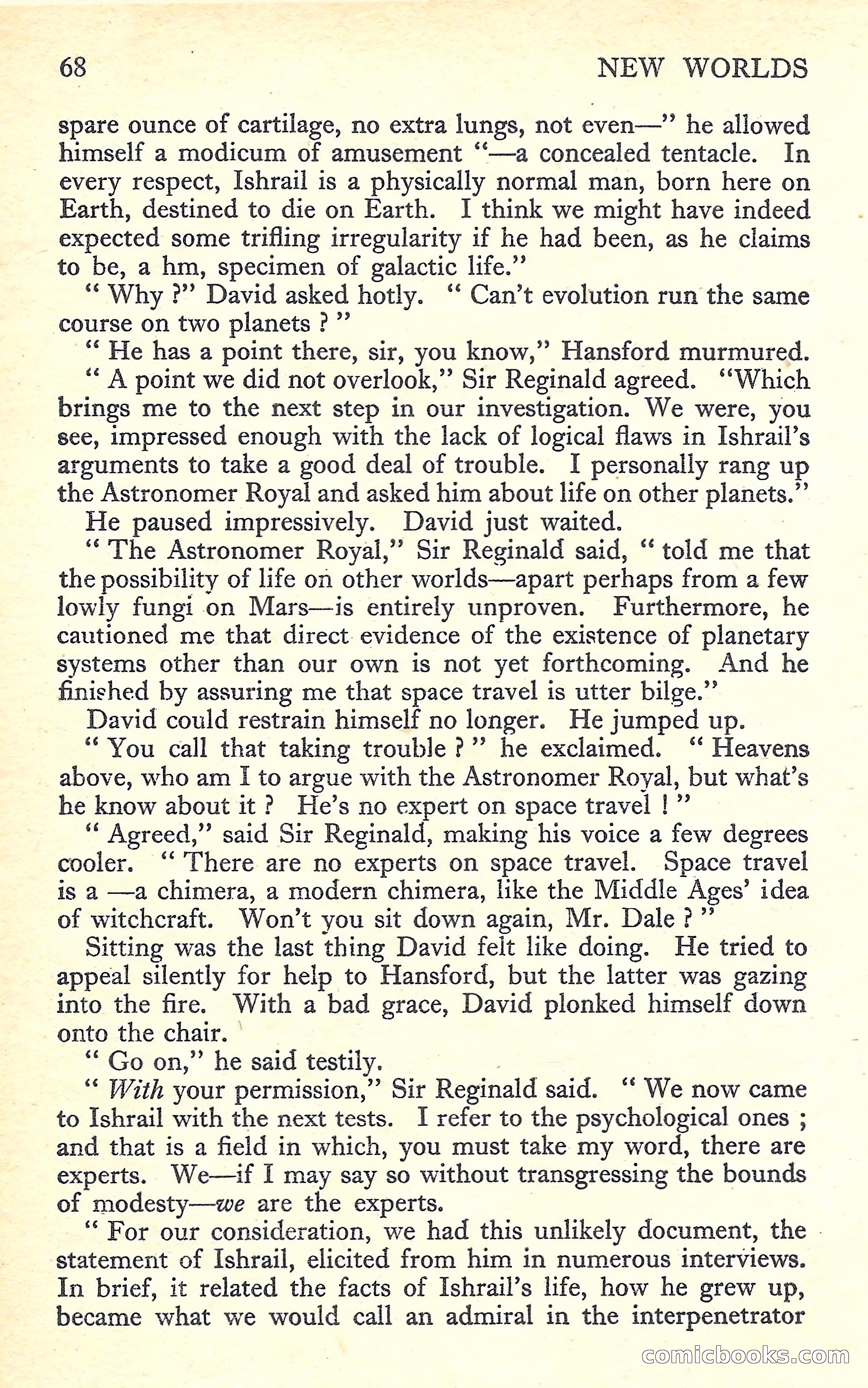 New Worlds Science Fiction No. 58 — page 70 of 132