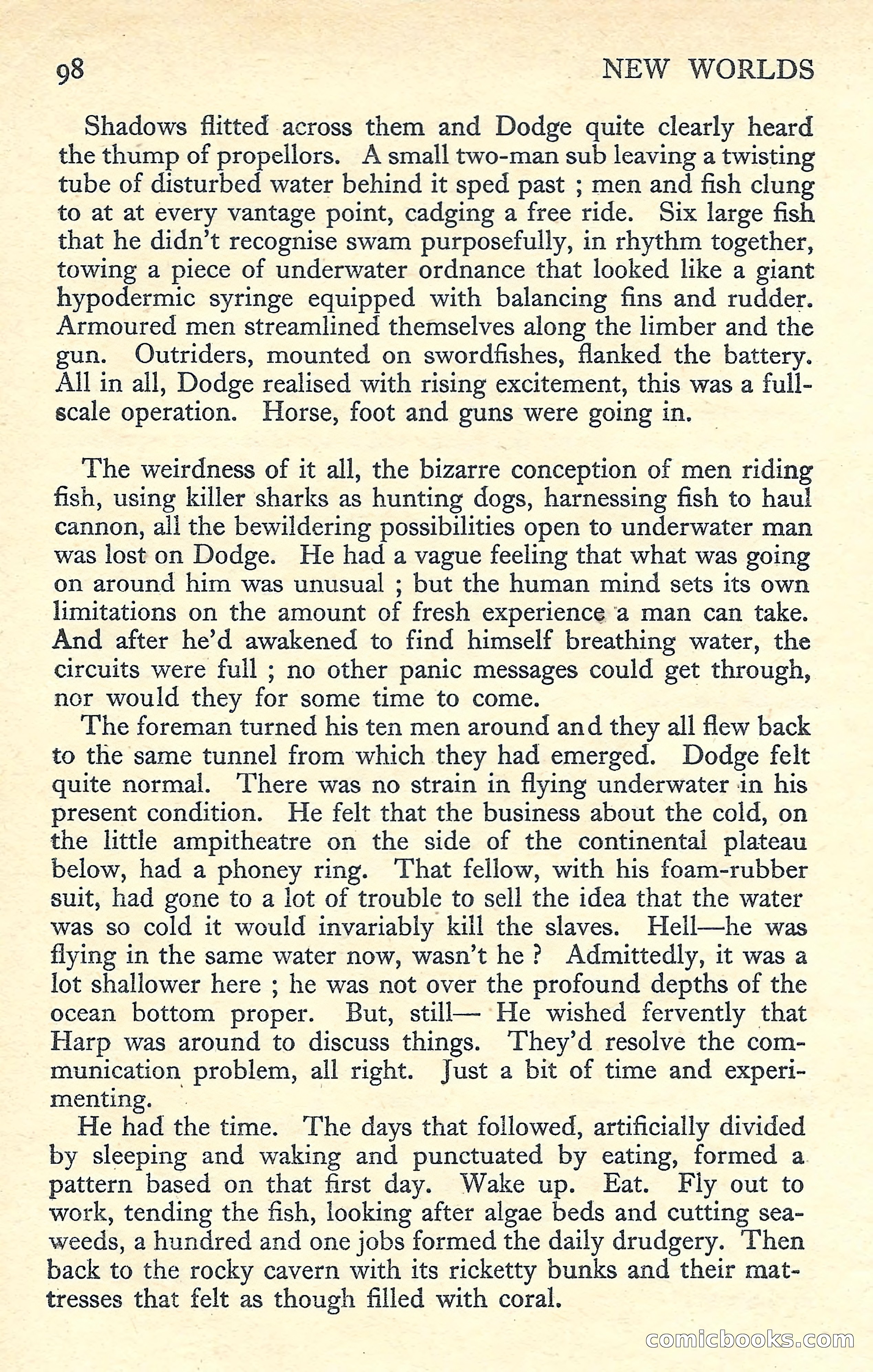 New Worlds Science Fiction No. 58 — page 100 of 132