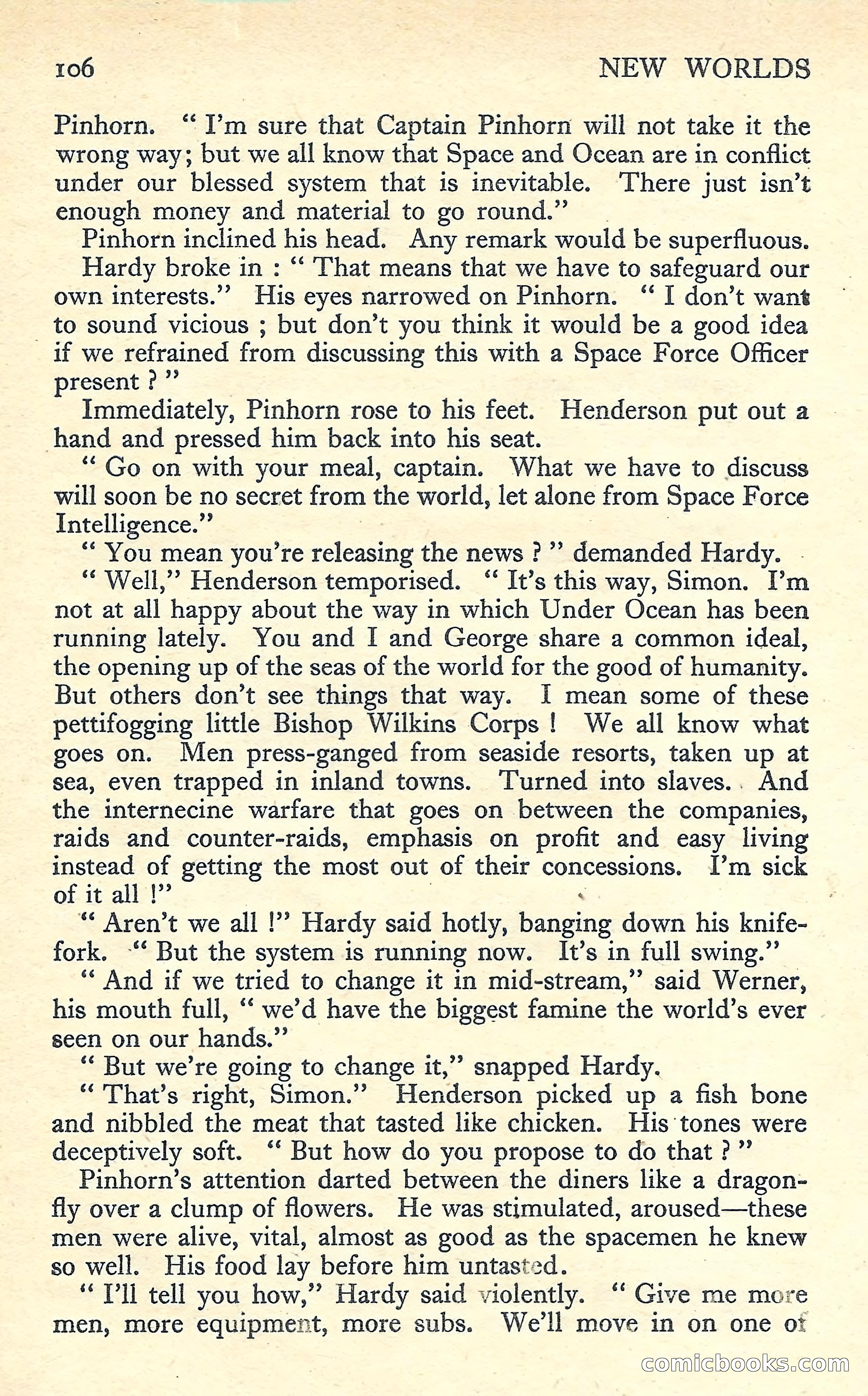 New Worlds Science Fiction No. 58 — page 108 of 132