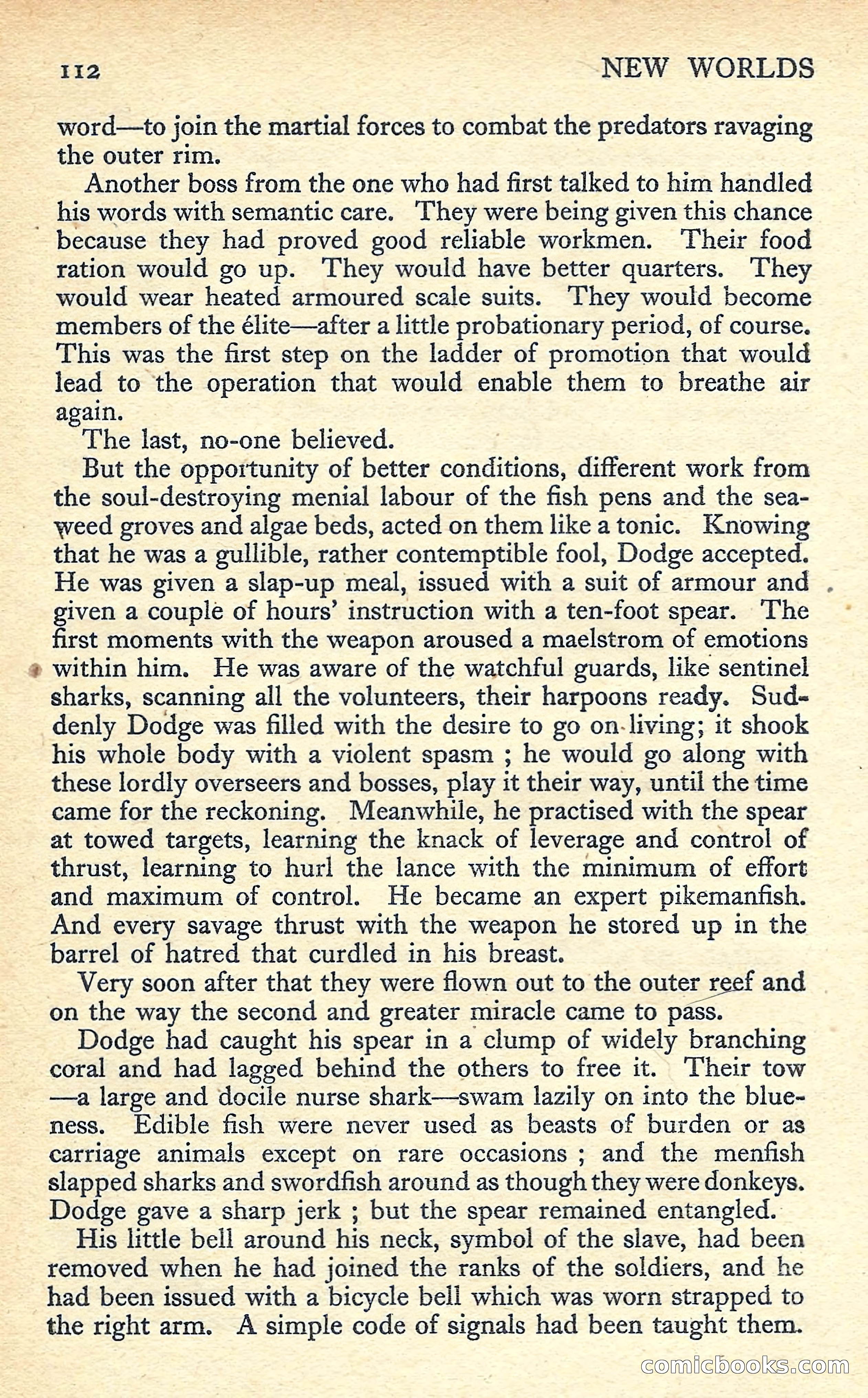 New Worlds Science Fiction No. 58 — page 114 of 132