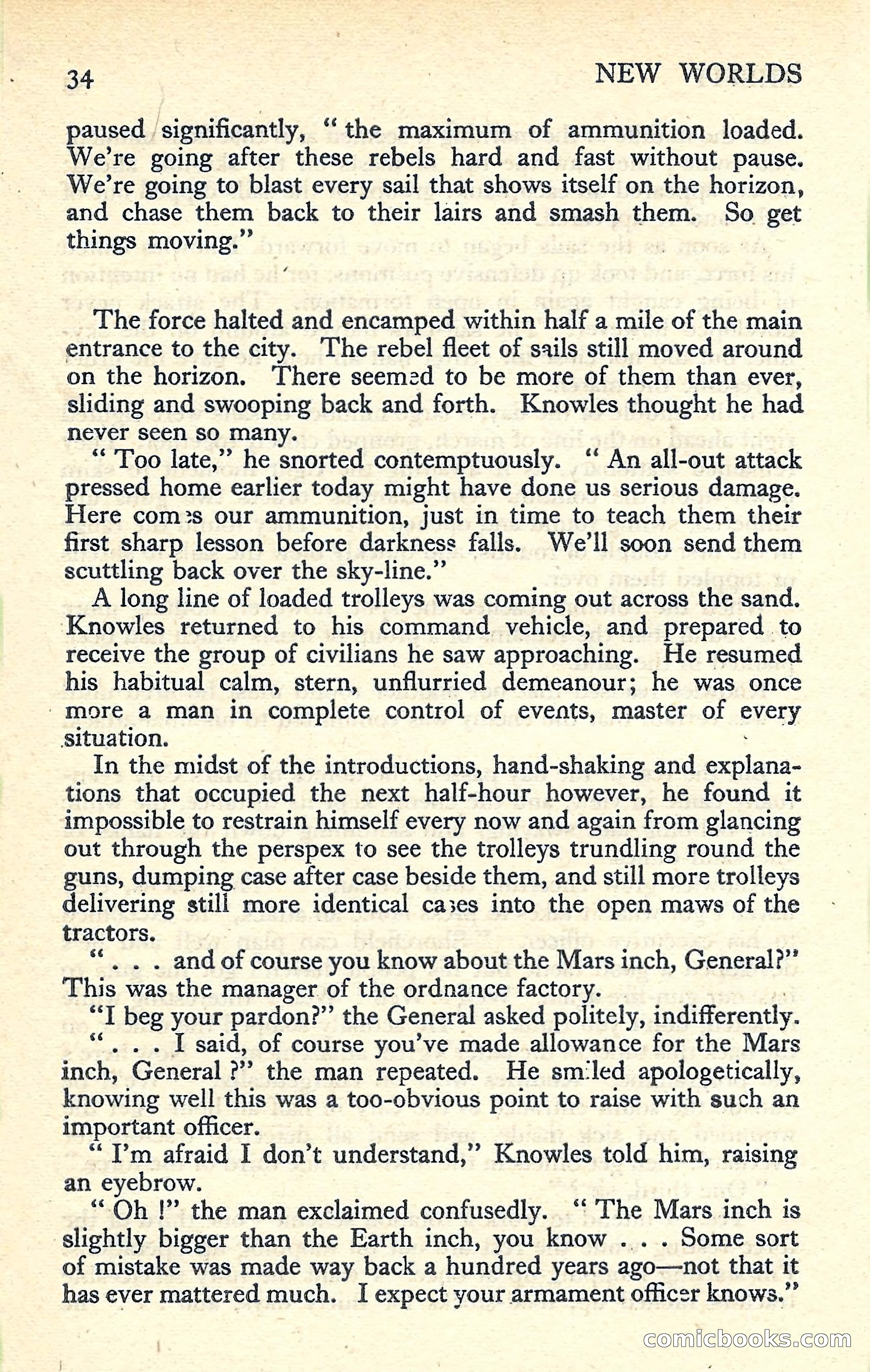 New Worlds Science Fiction No. 60 — page 36 of 132