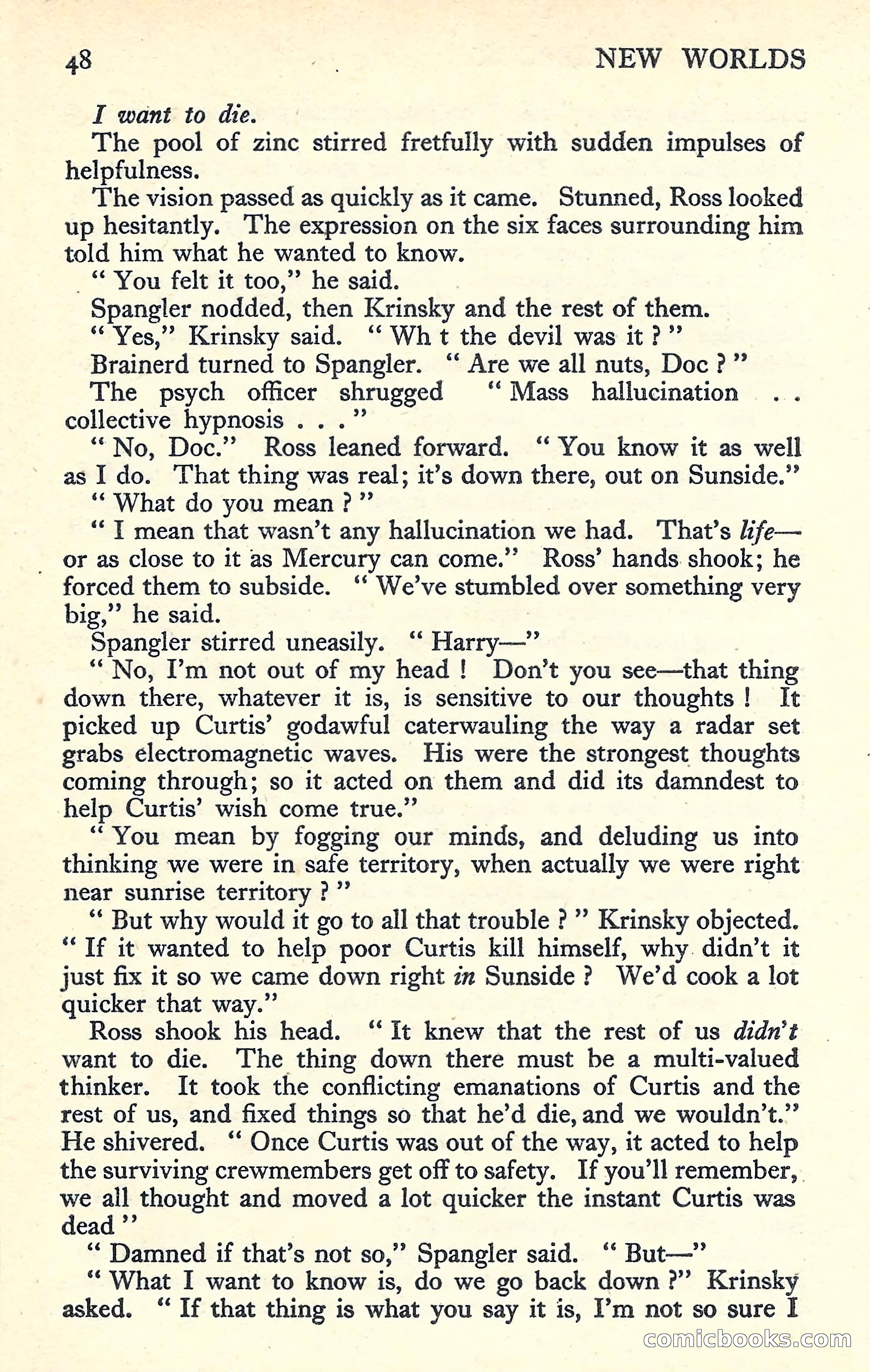 New Worlds Science Fiction No. 60 — page 50 of 132