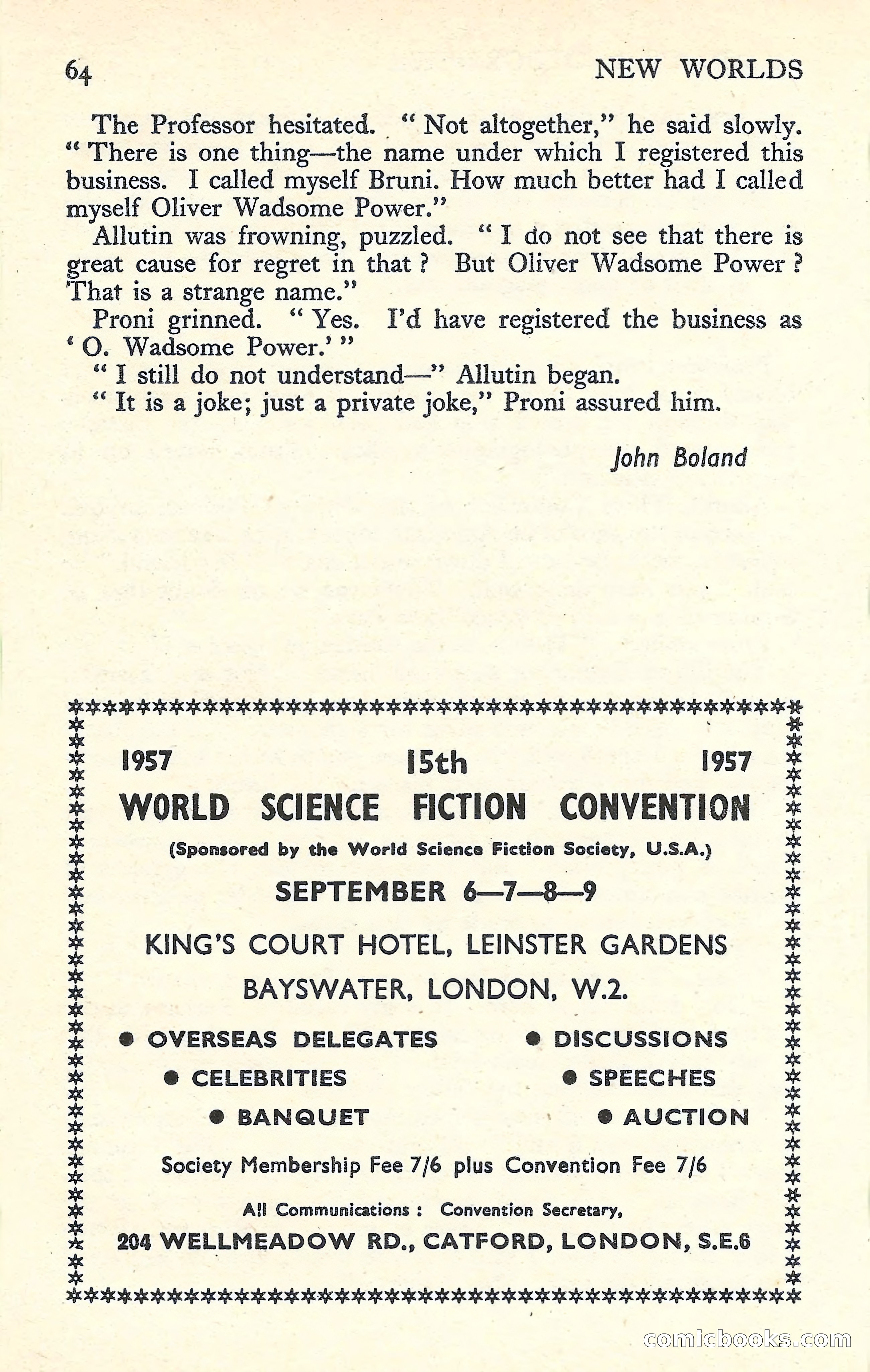 New Worlds Science Fiction No. 60 — page 66 of 132