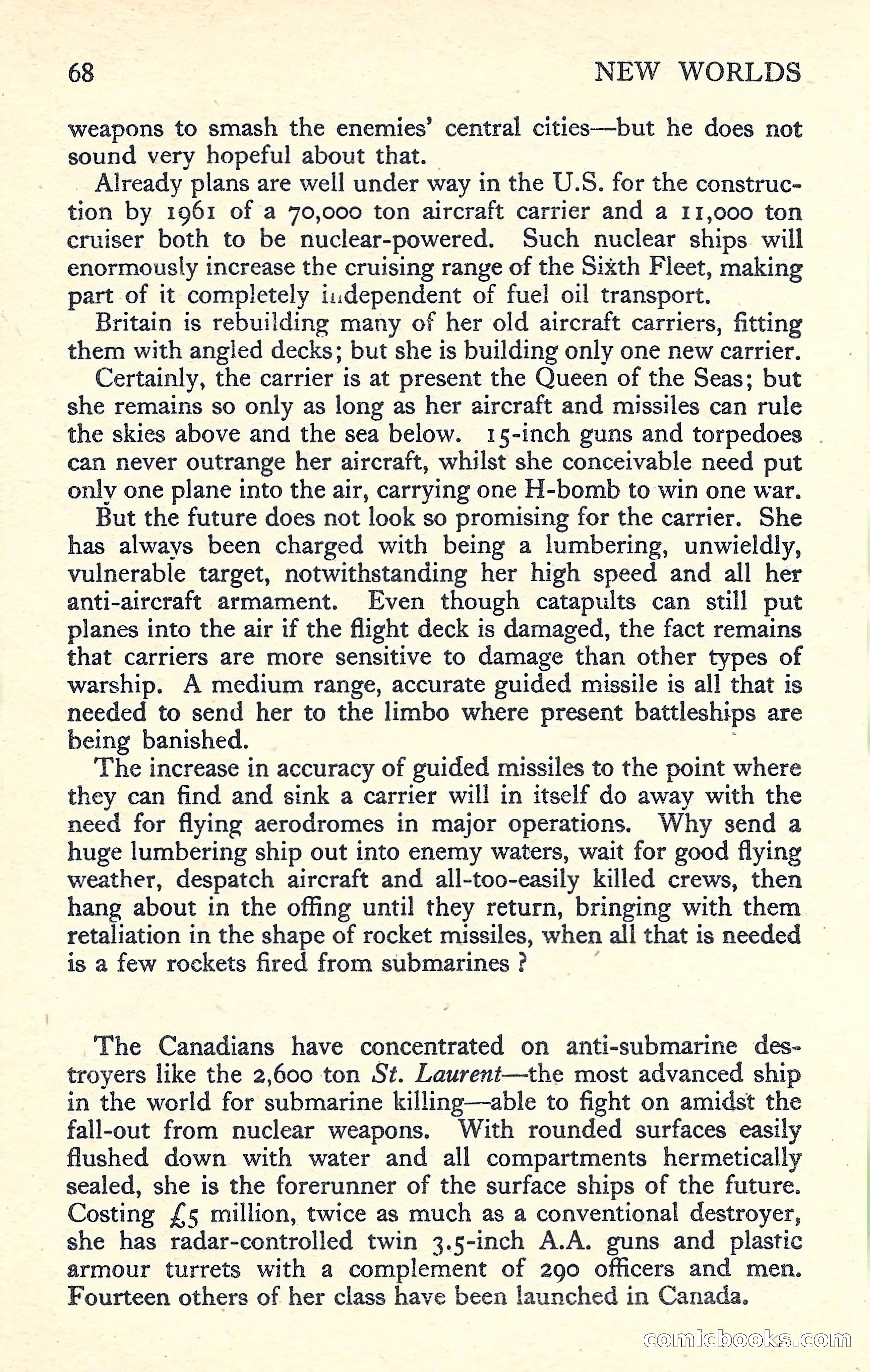 New Worlds Science Fiction No. 60 — page 70 of 132