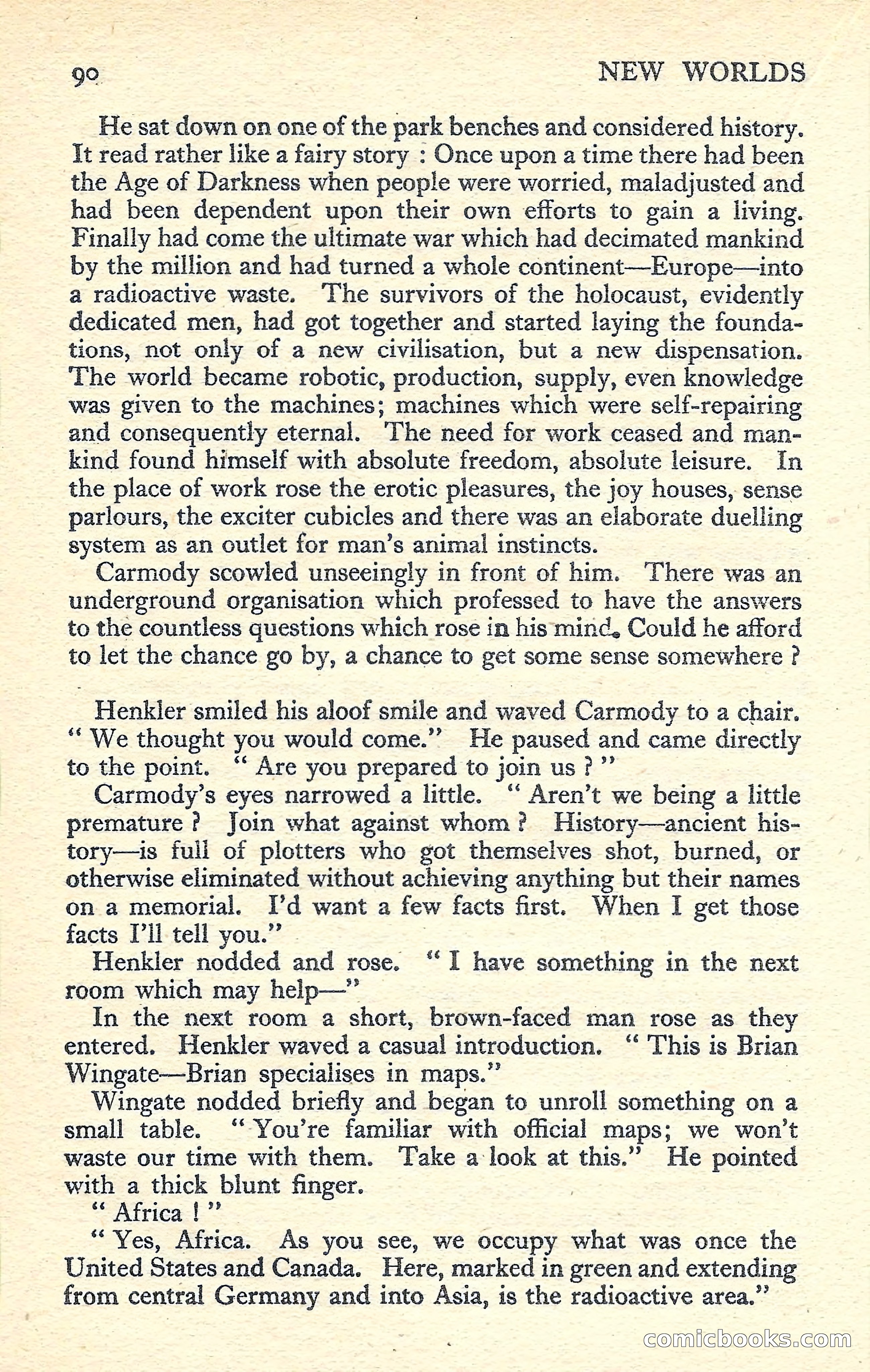 New Worlds Science Fiction No. 60 — page 92 of 132