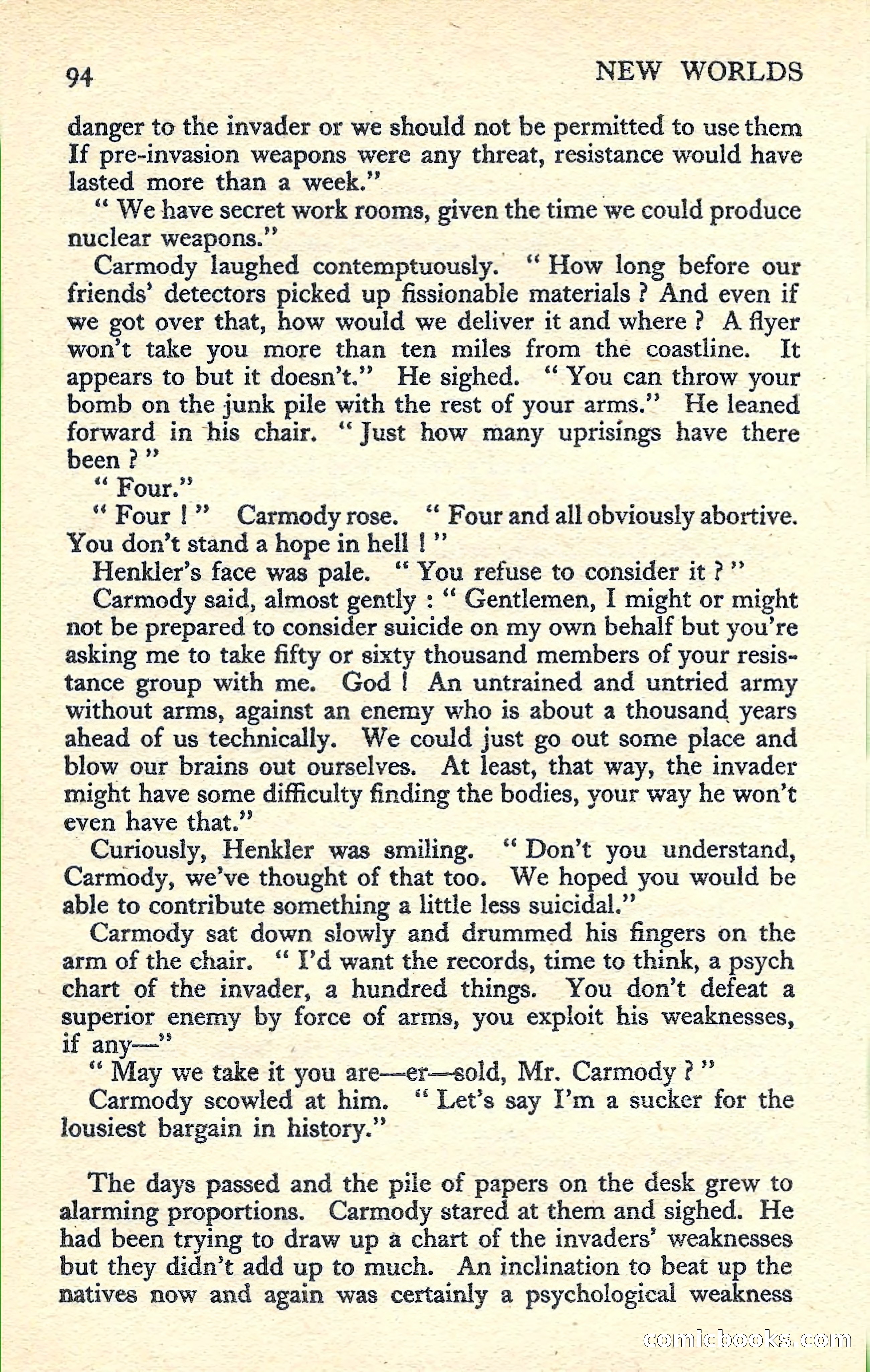New Worlds Science Fiction No. 60 — page 96 of 132