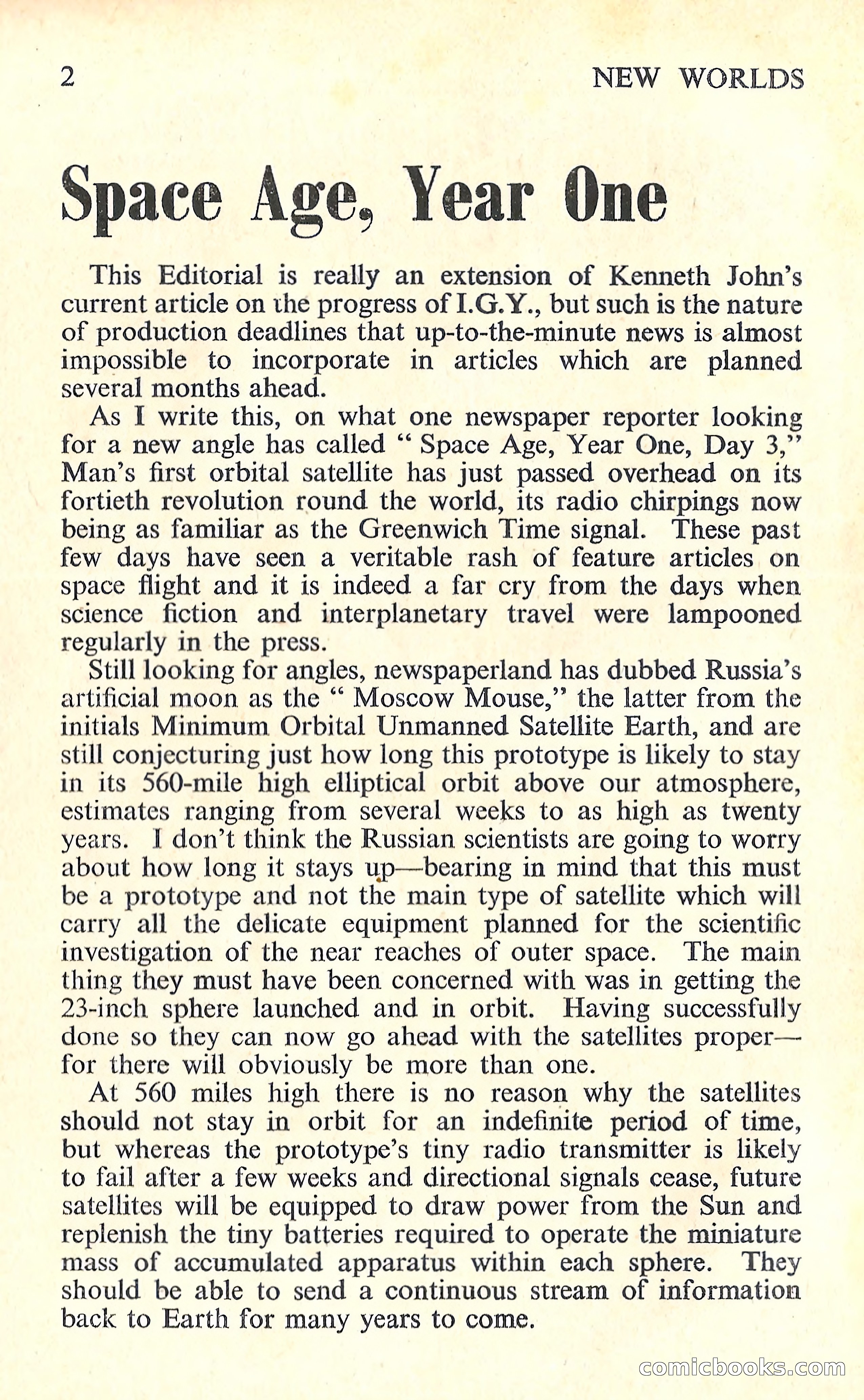 New Worlds Science Fiction, No. 65, Volume 22 — page 4 of 132