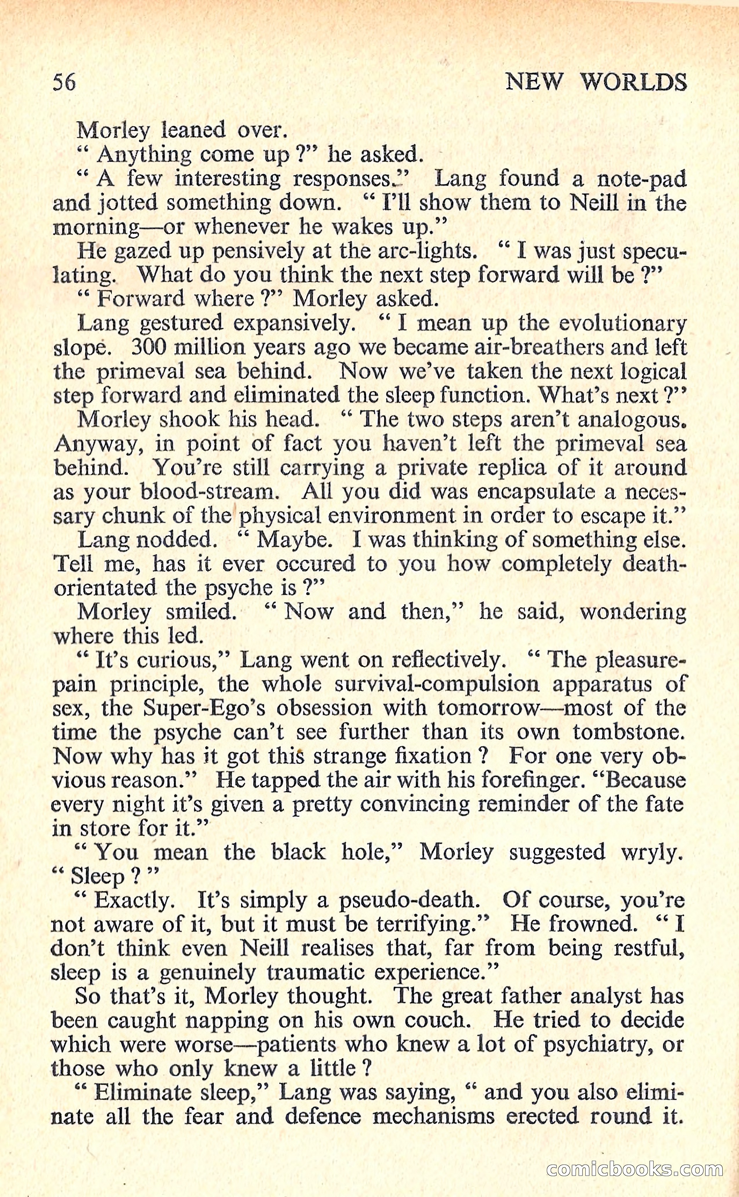 New Worlds Science Fiction, No. 65, Volume 22 — page 58 of 132