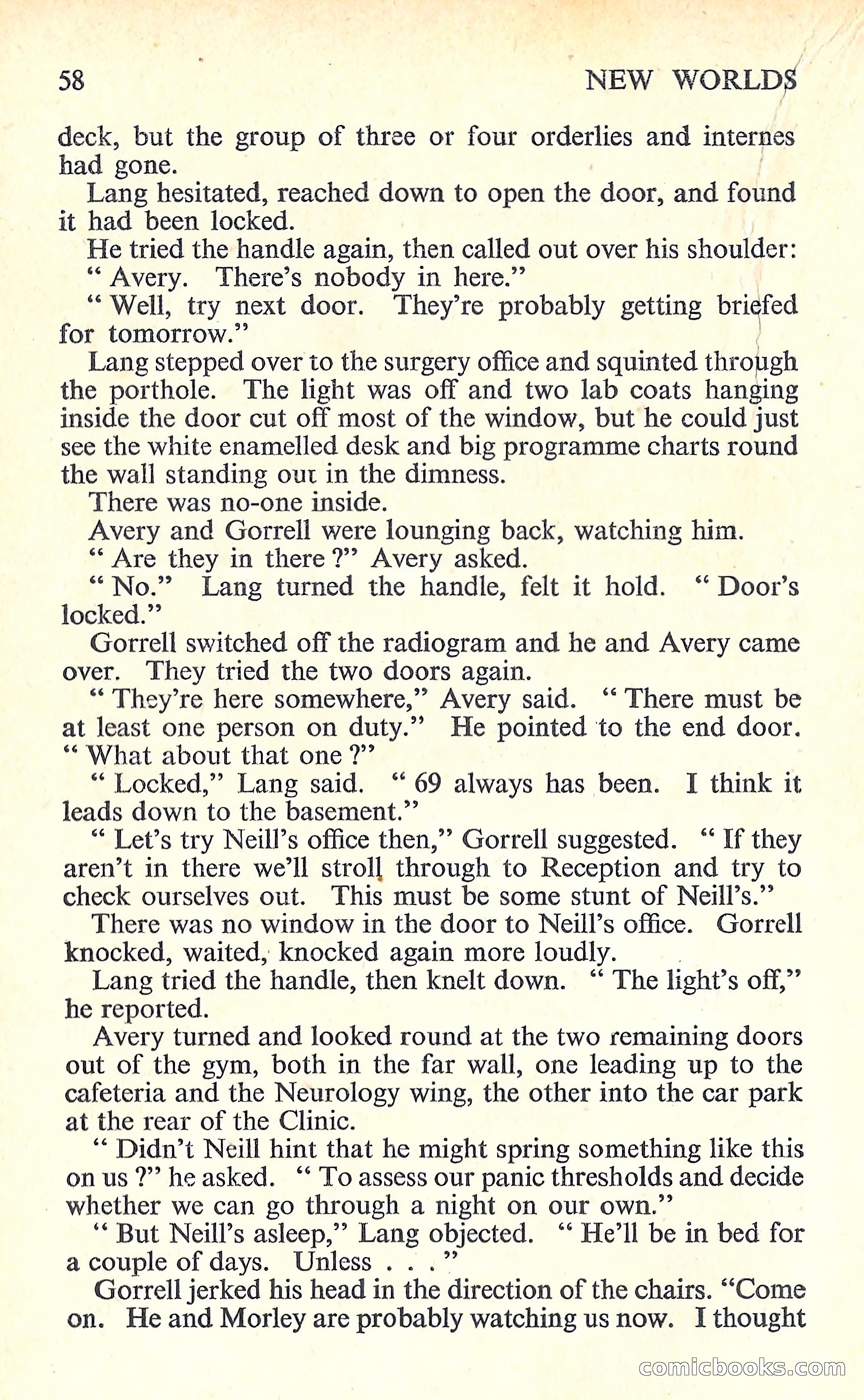 New Worlds Science Fiction, No. 65, Volume 22 — page 60 of 132