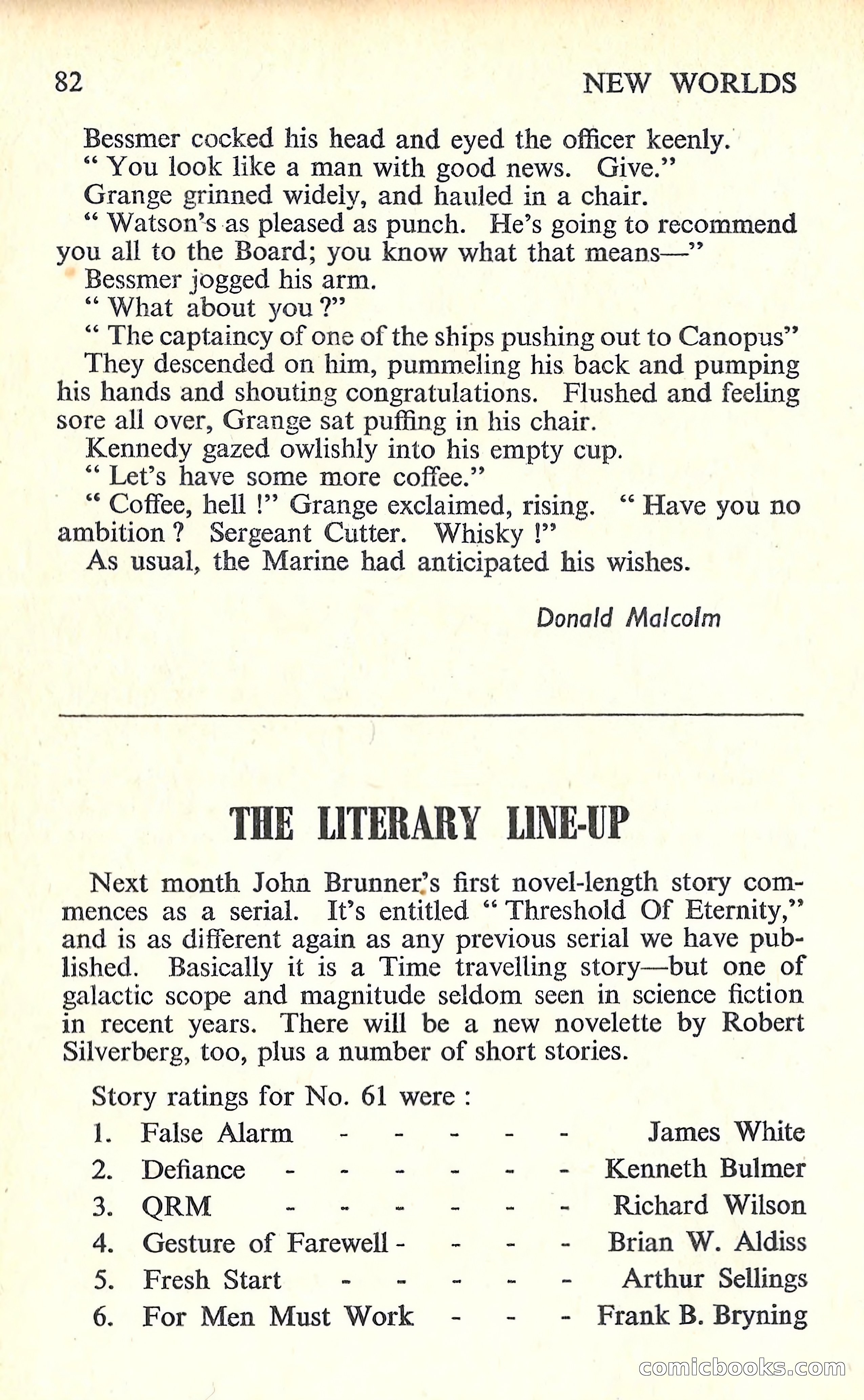 New Worlds Science Fiction, No. 65, Volume 22 — page 84 of 132