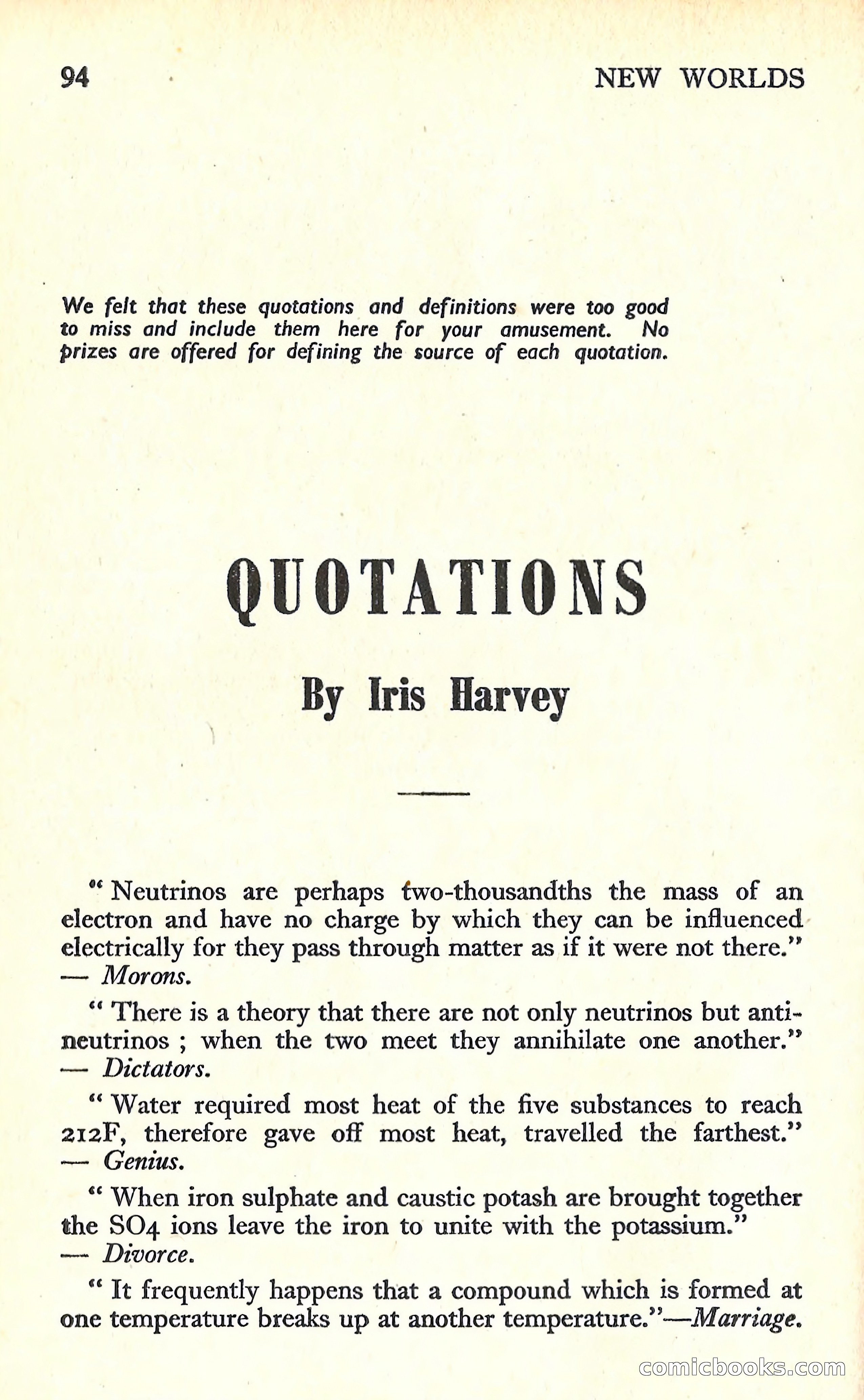 New Worlds Science Fiction, No. 65, Volume 22 — page 96 of 132
