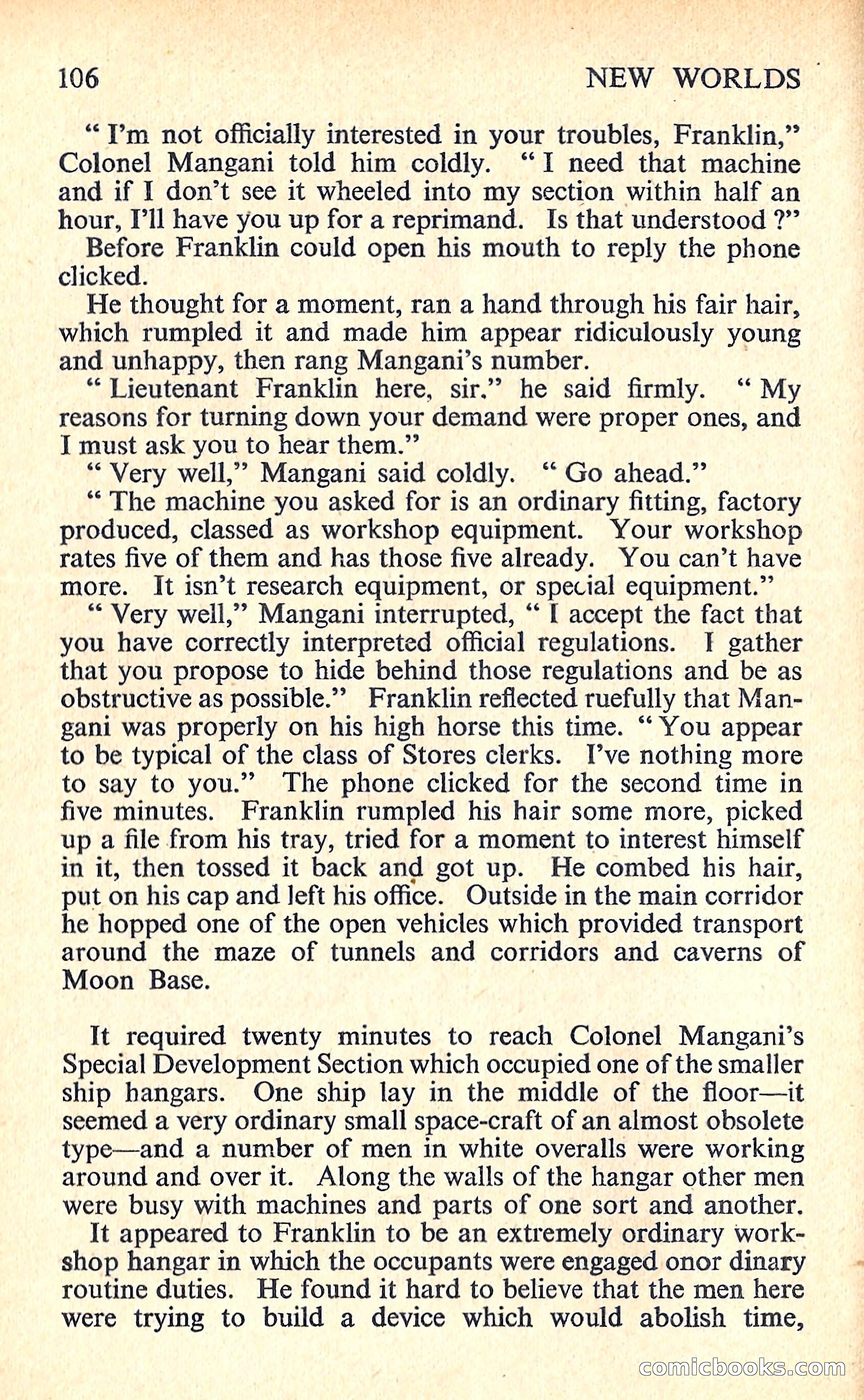 New Worlds Science Fiction, No. 65, Volume 22 — page 108 of 132