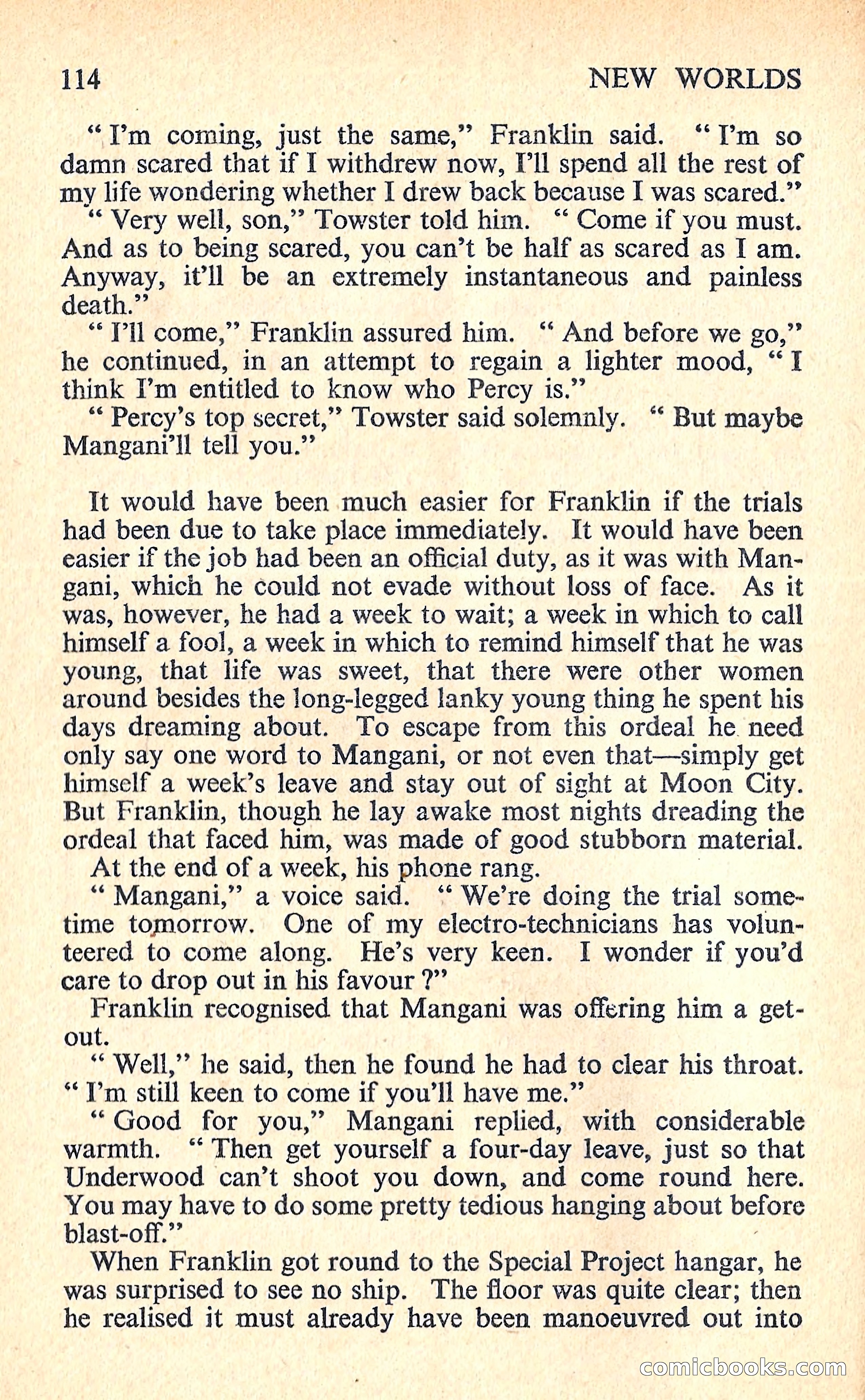 New Worlds Science Fiction, No. 65, Volume 22 — page 116 of 132