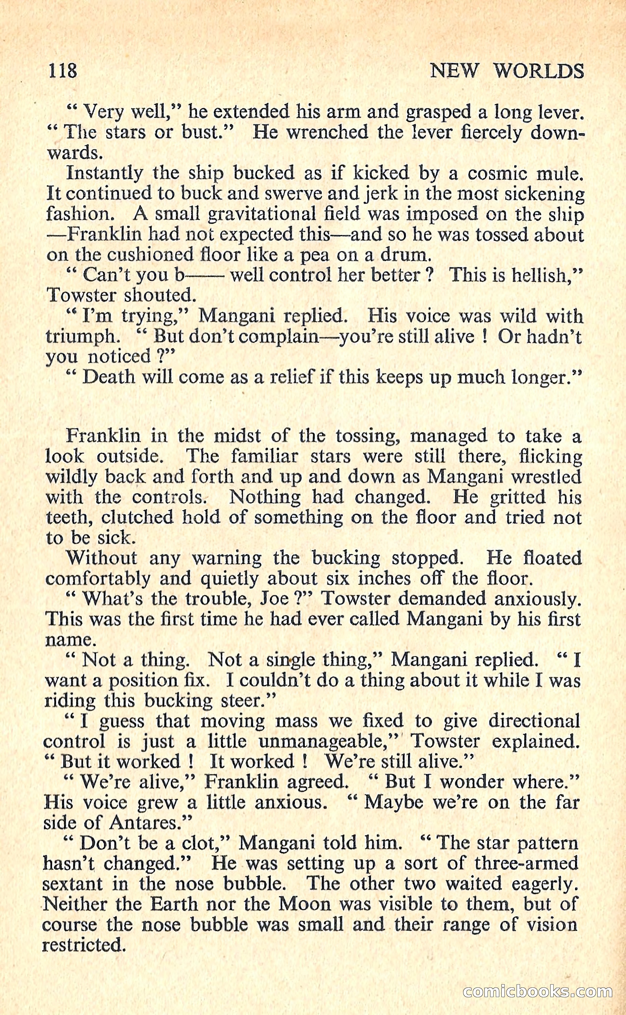 New Worlds Science Fiction, No. 65, Volume 22 — page 120 of 132