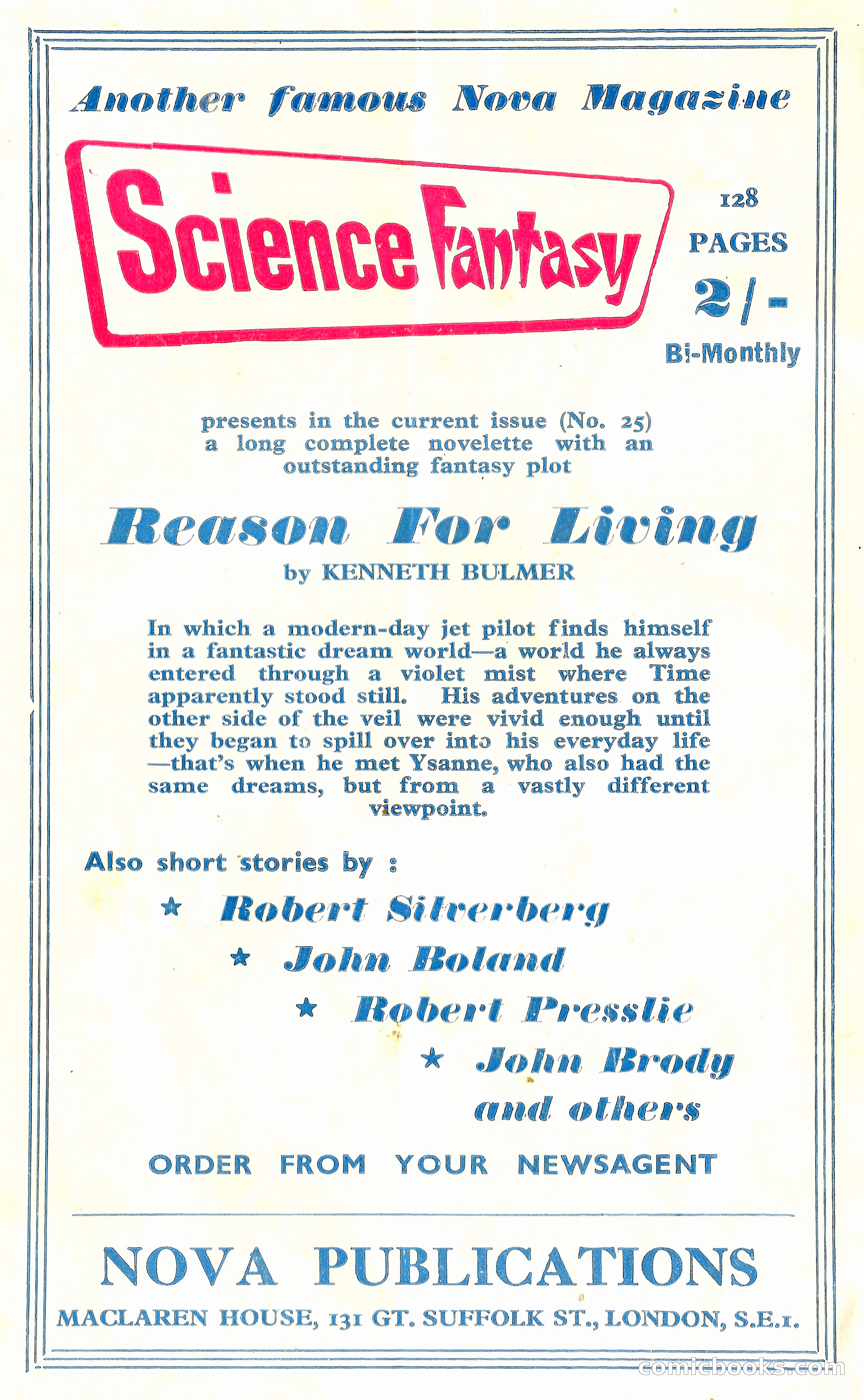 New Worlds Science Fiction, No. 65, Volume 22 — page 132 of 132