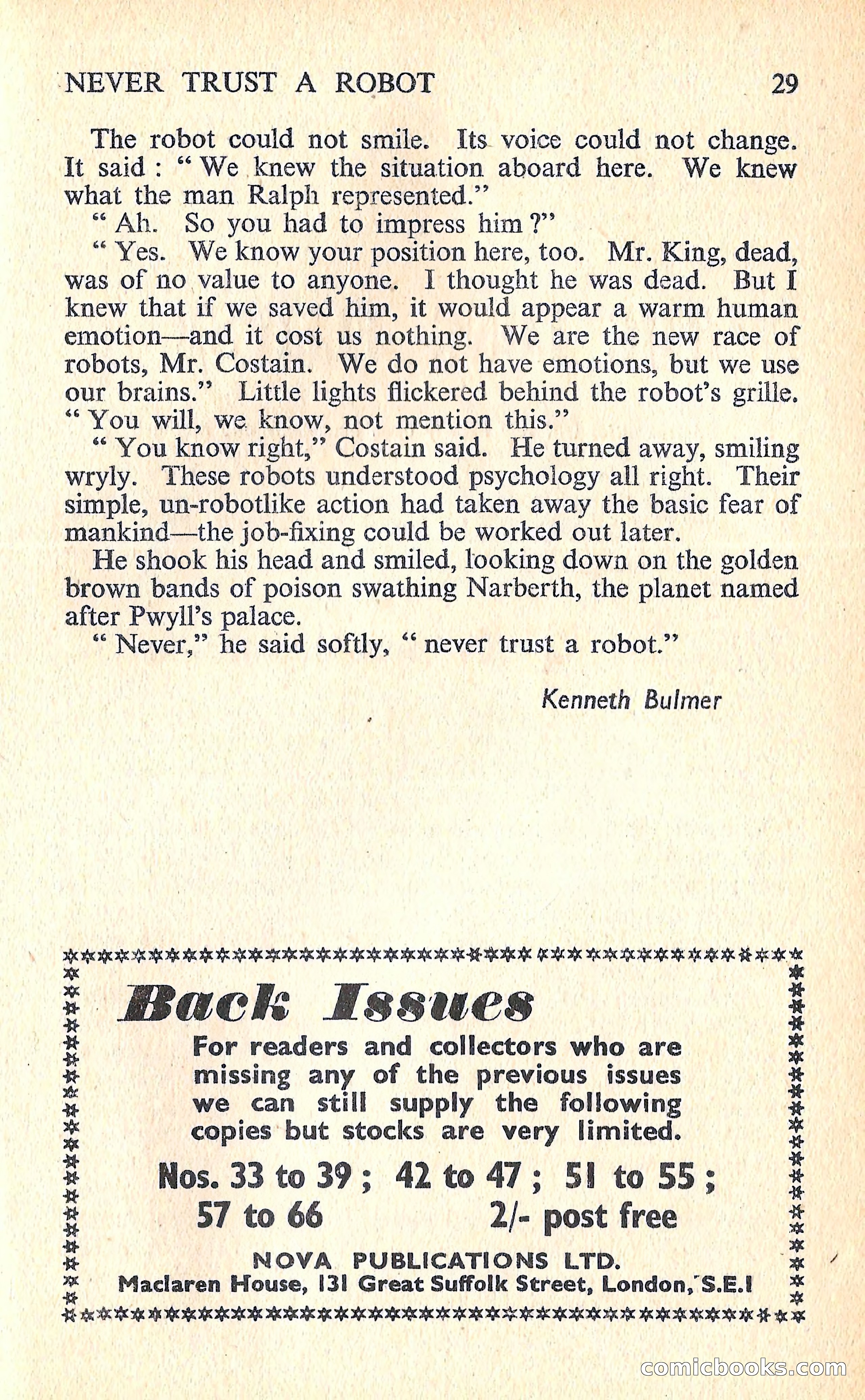 New Worlds Science Fiction No. 67 — page 31 of 132
