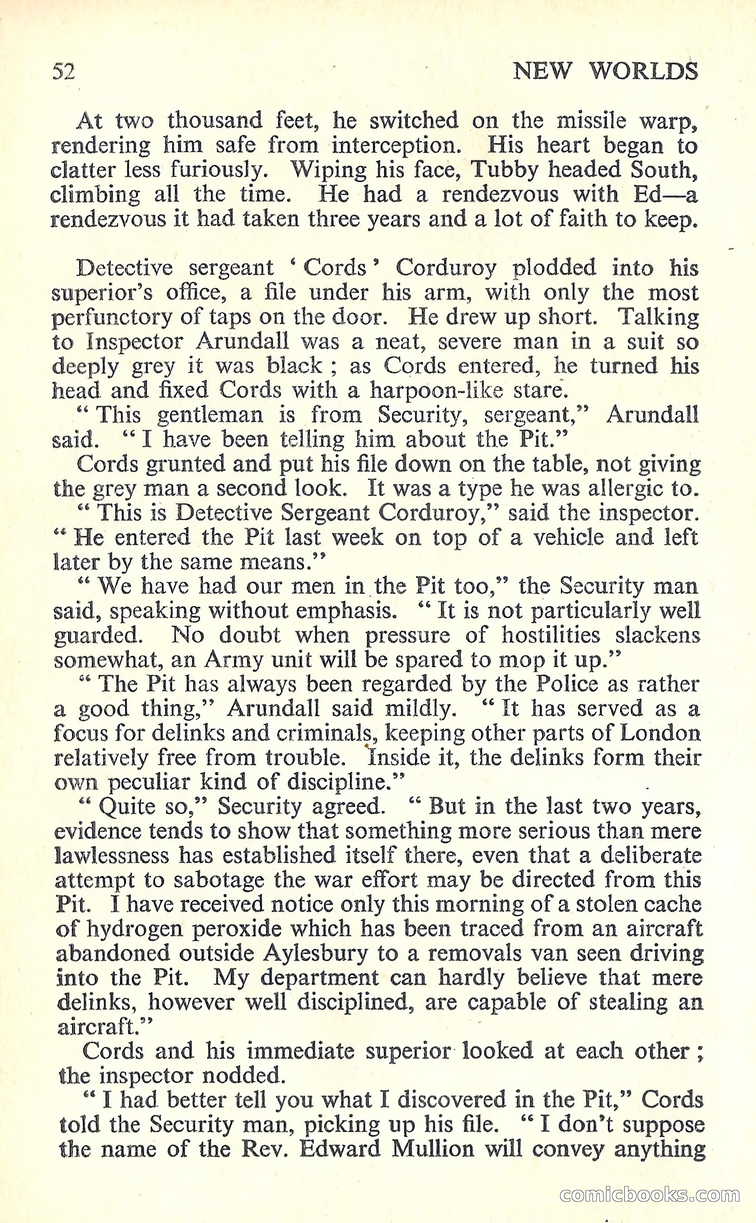 New Worlds Science Fiction No. 67 — page 54 of 132