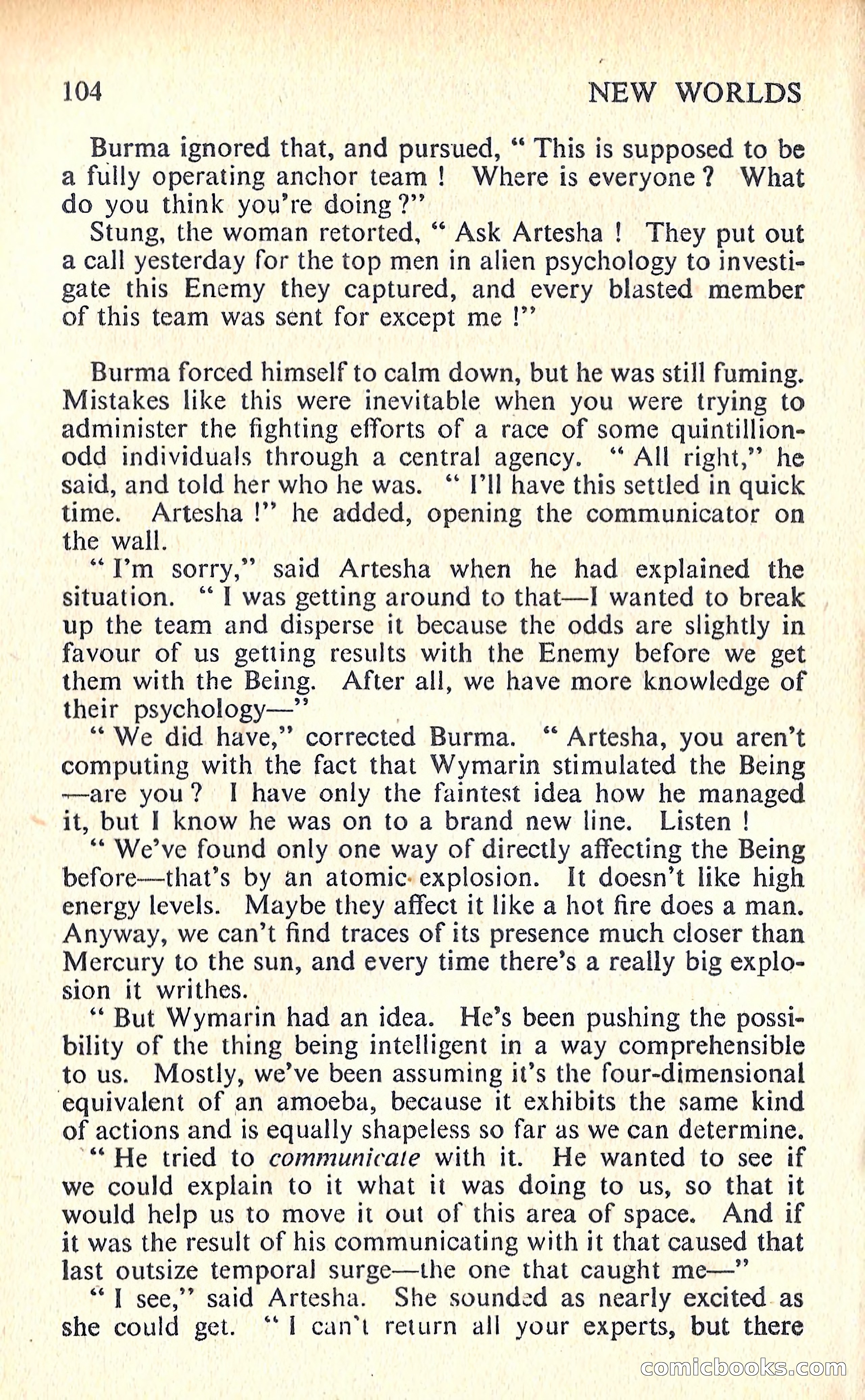 New Worlds Science Fiction No. 67 — page 106 of 132