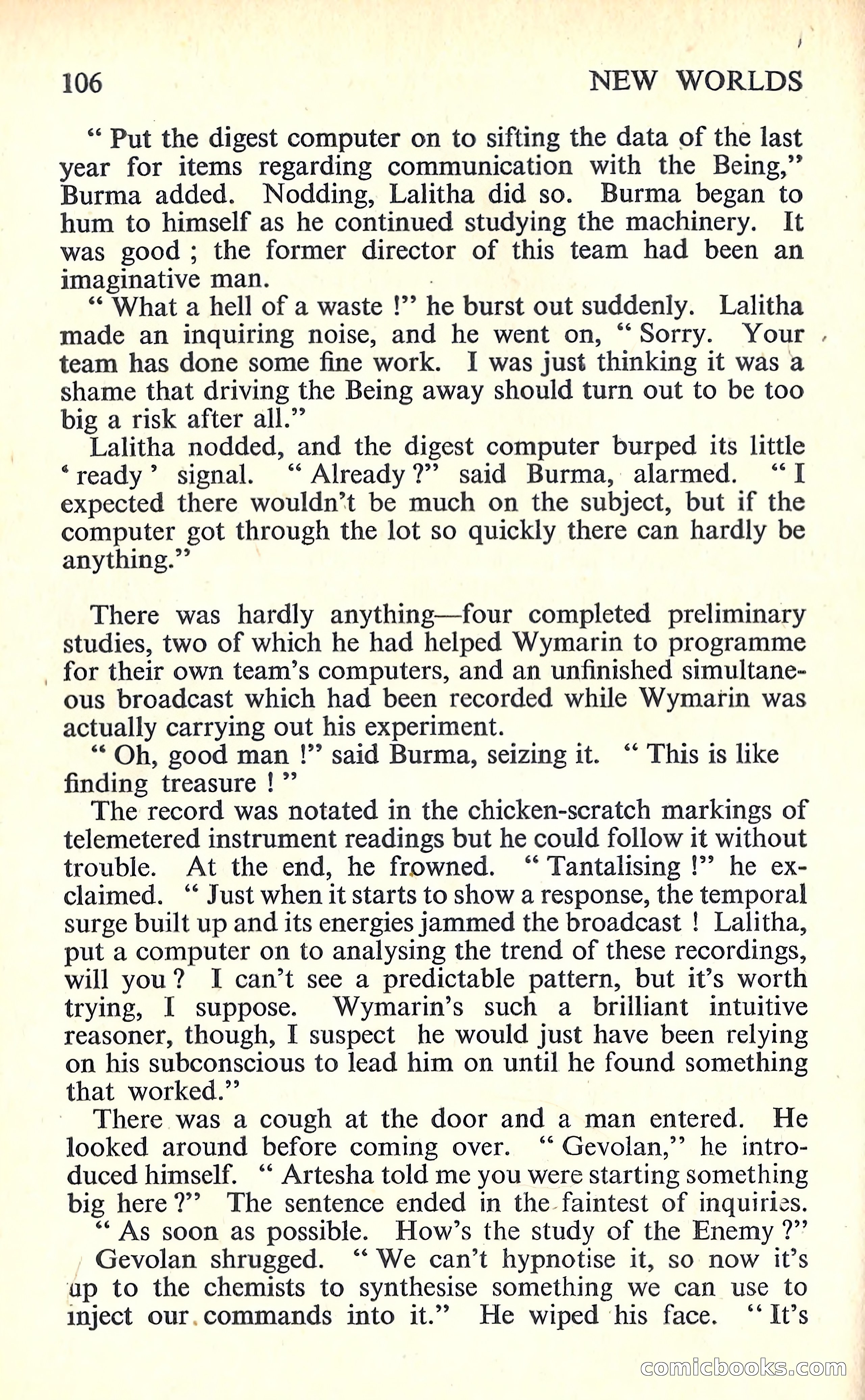 New Worlds Science Fiction No. 67 — page 108 of 132