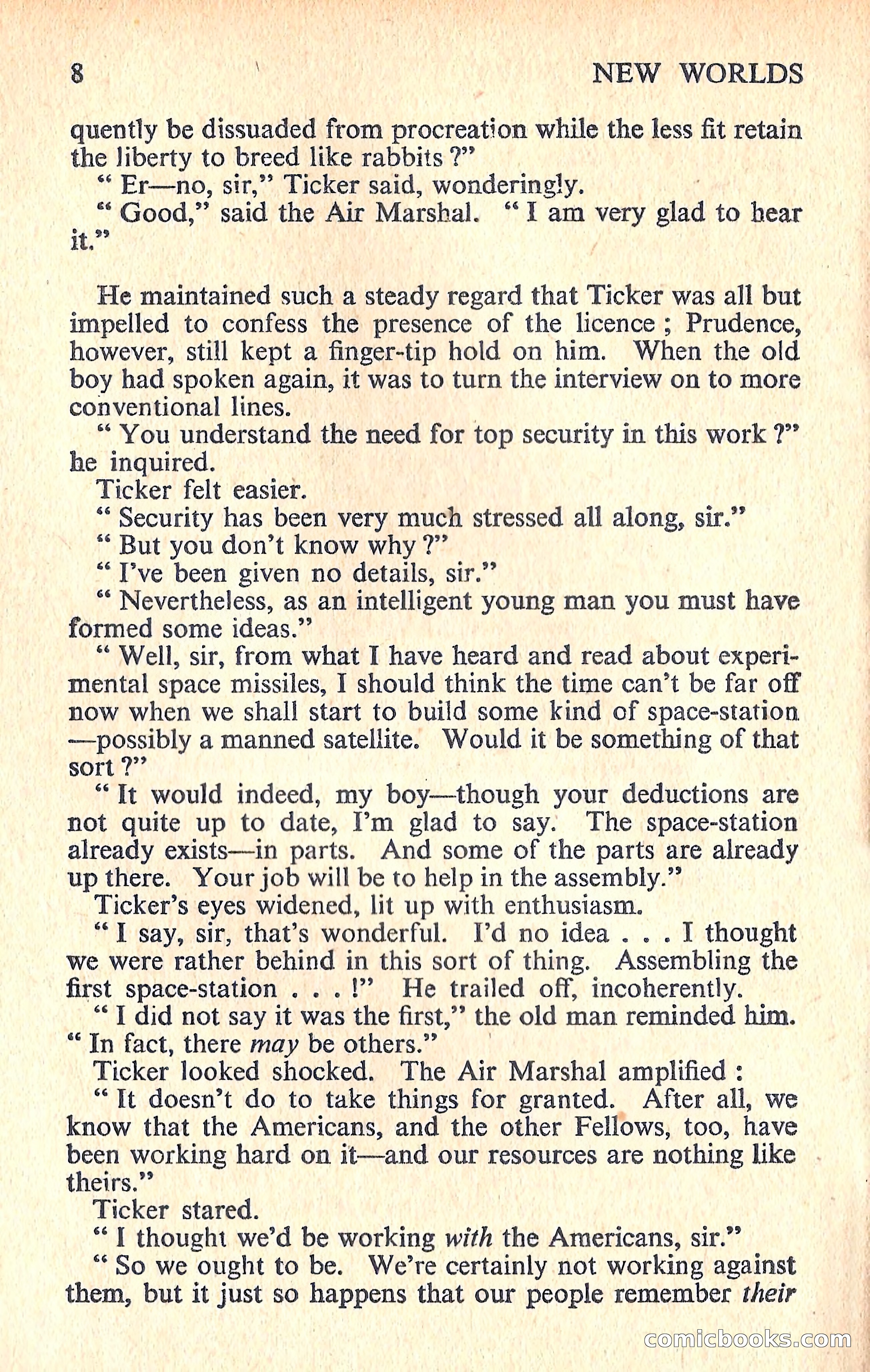 New Worlds Science Fiction No. 70 — page 10 of 132