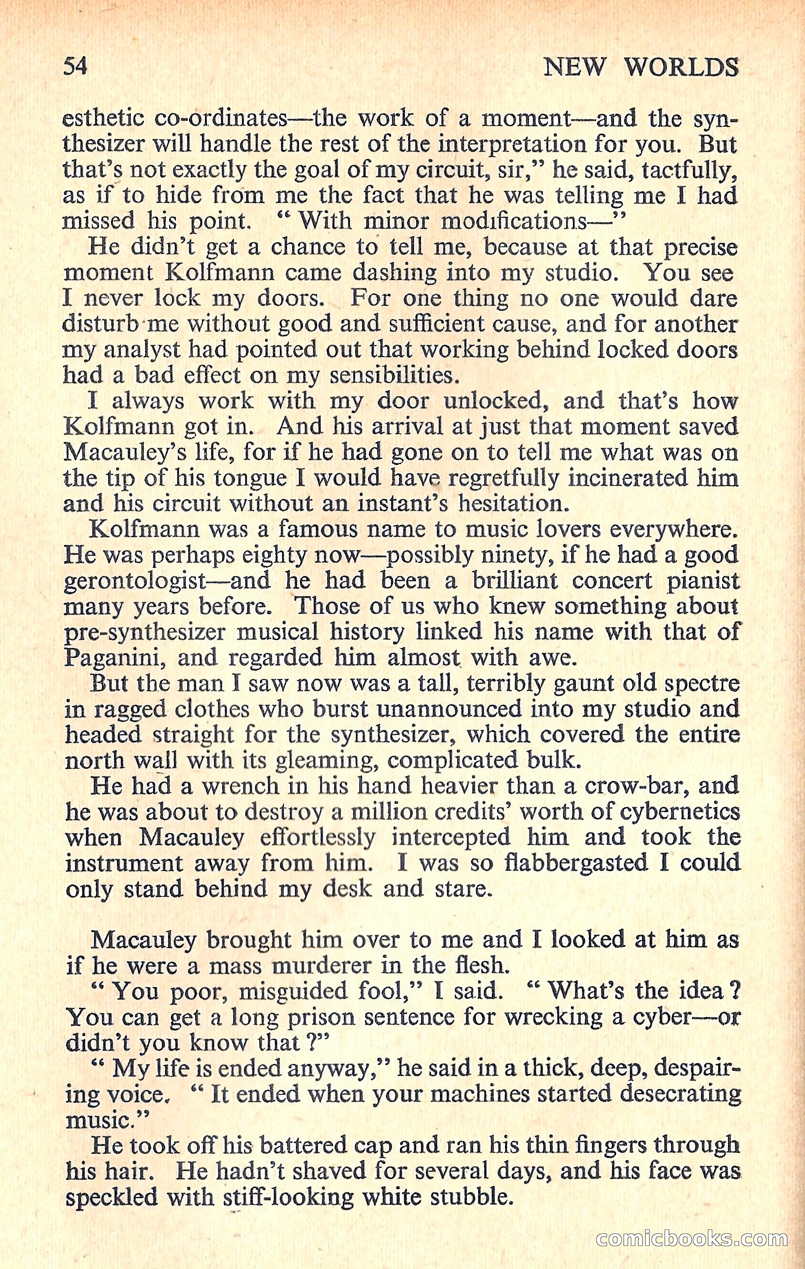 New Worlds Science Fiction No. 70 — page 56 of 132