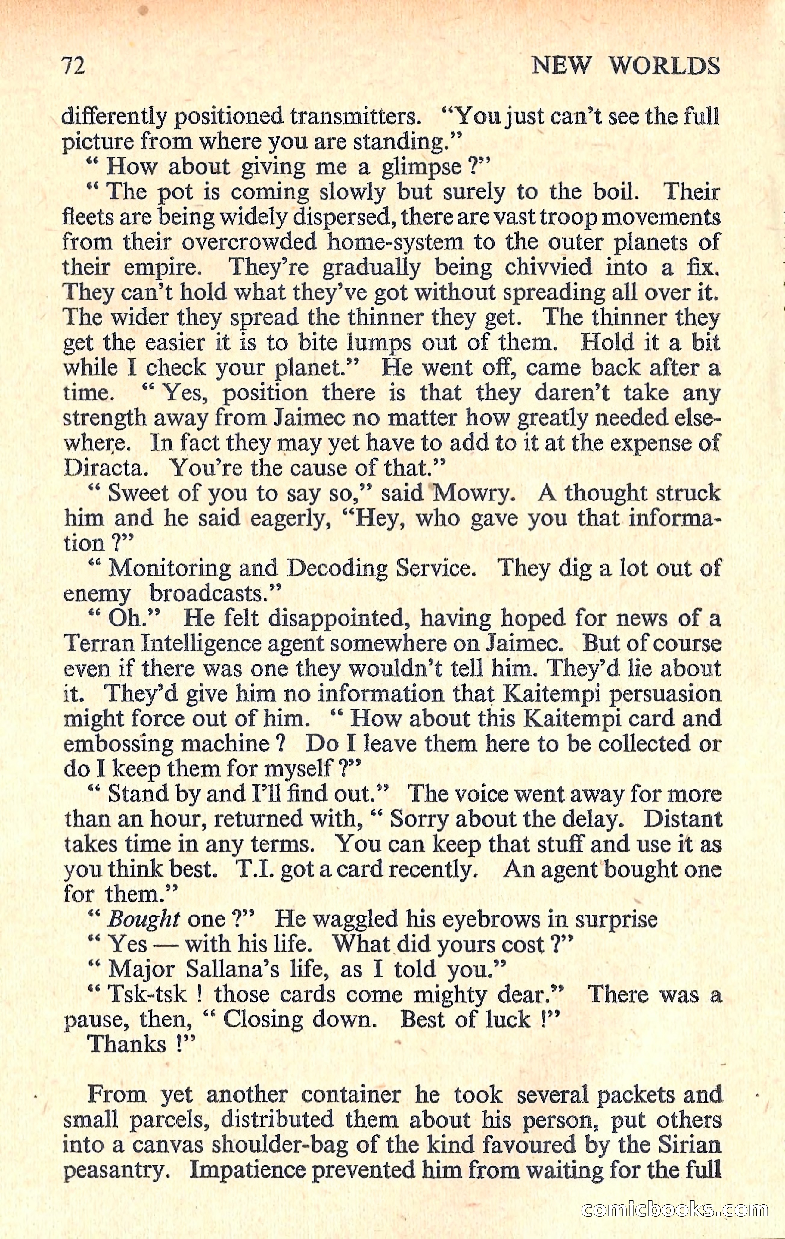 New Worlds Science Fiction No. 70 — page 74 of 132