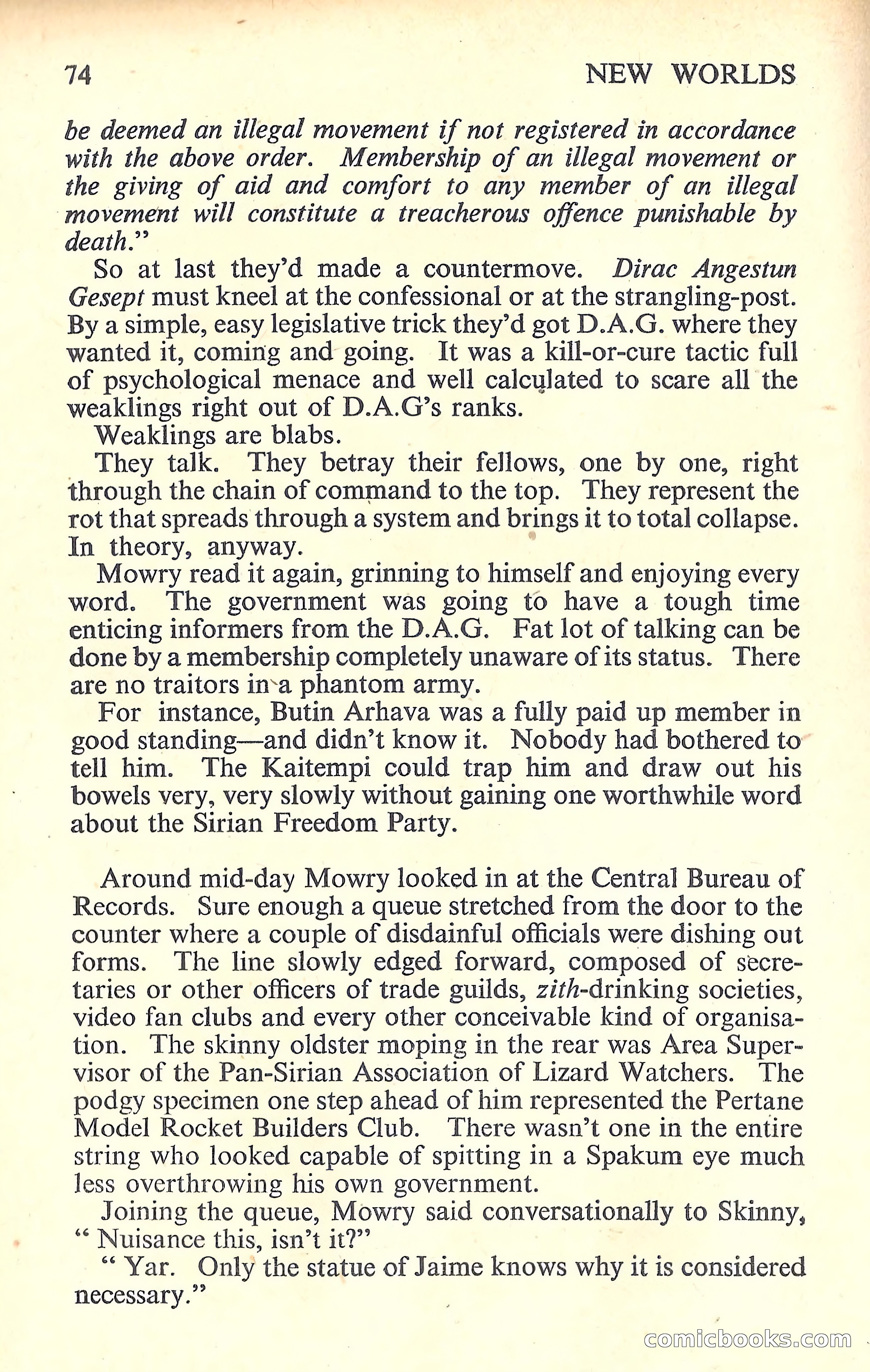 New Worlds Science Fiction No. 70 — page 76 of 132