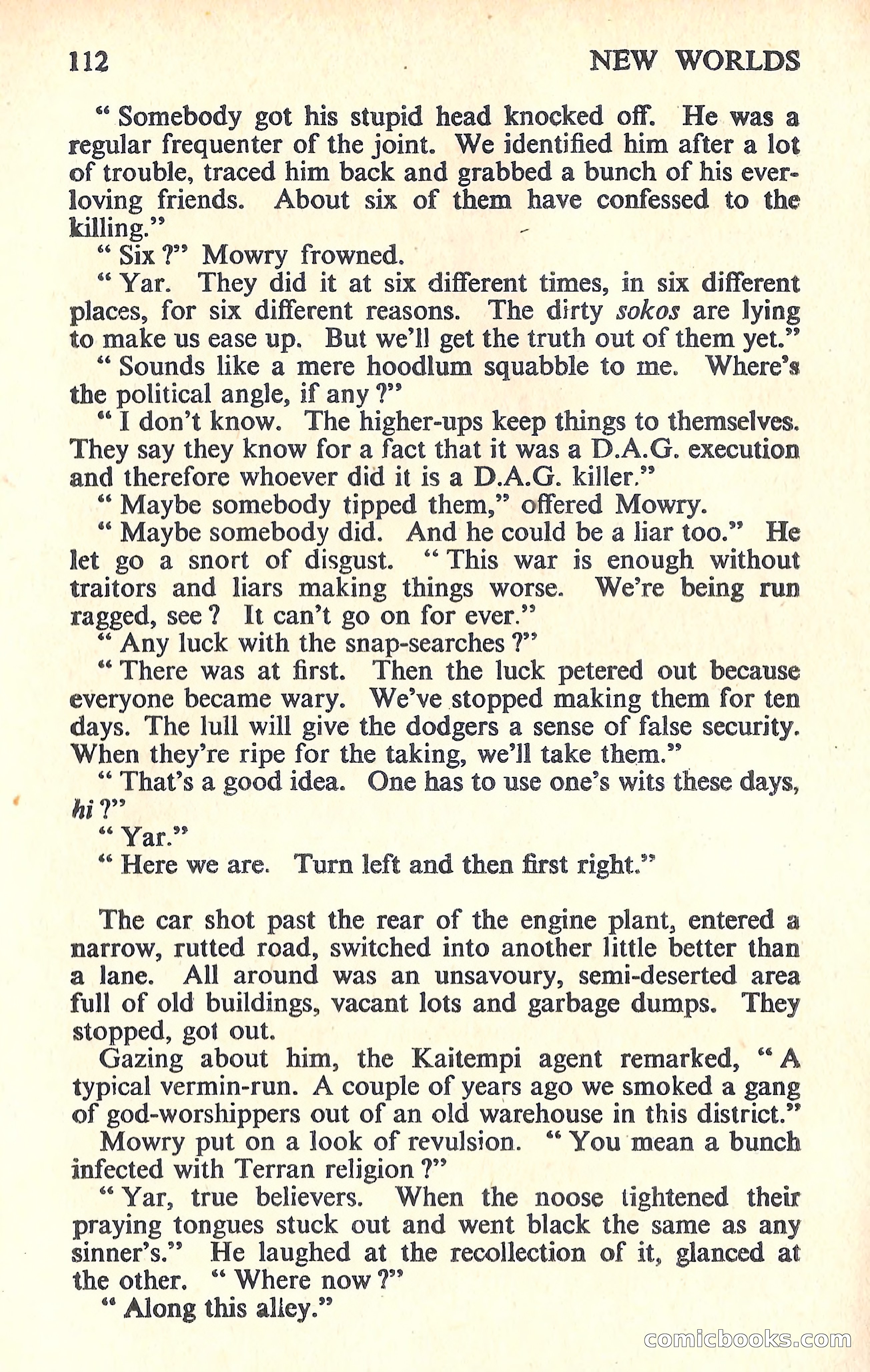 New Worlds Science Fiction No. 70 — page 114 of 132