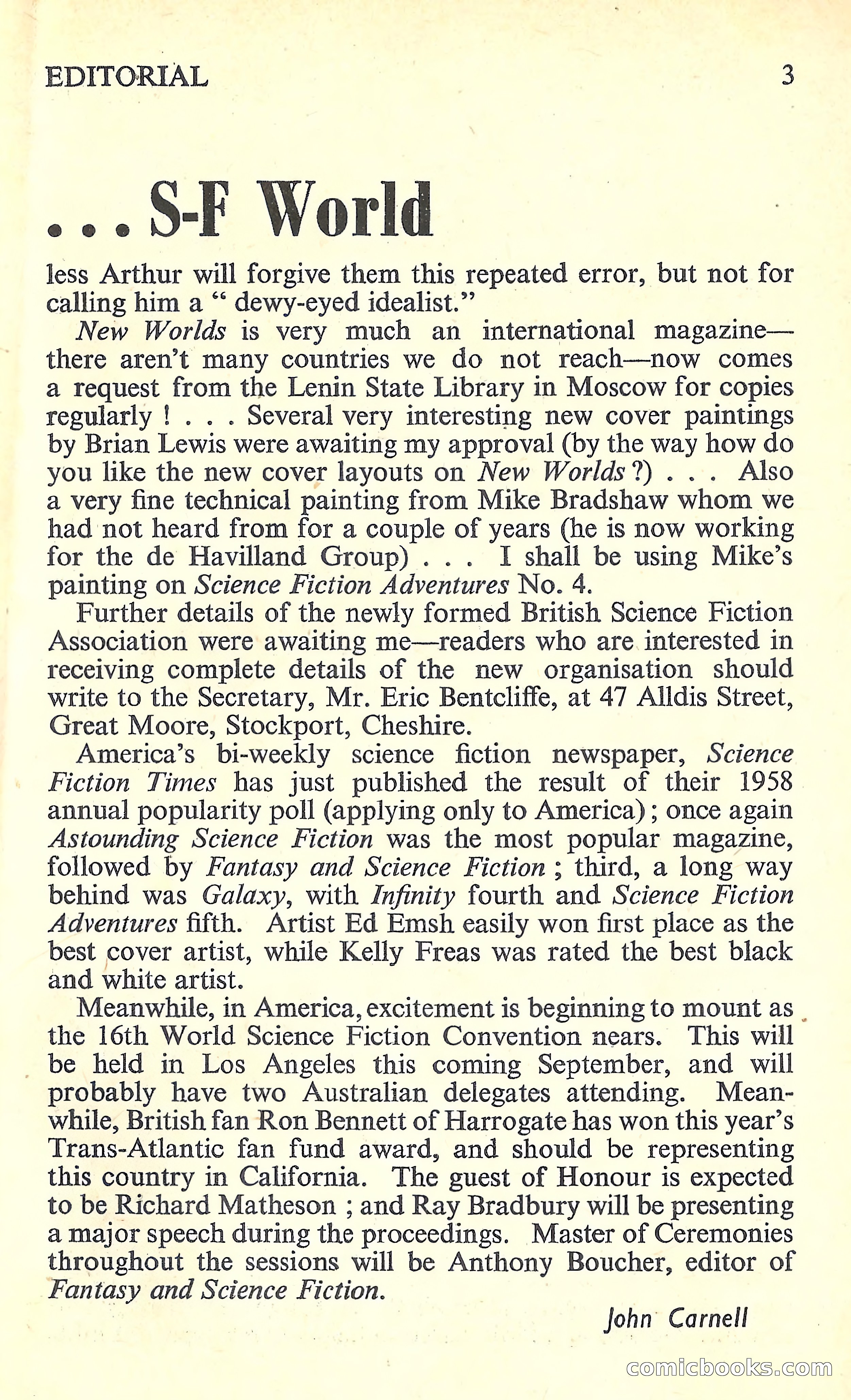 New Worlds Science Fiction, No. 74 — page 5 of 132